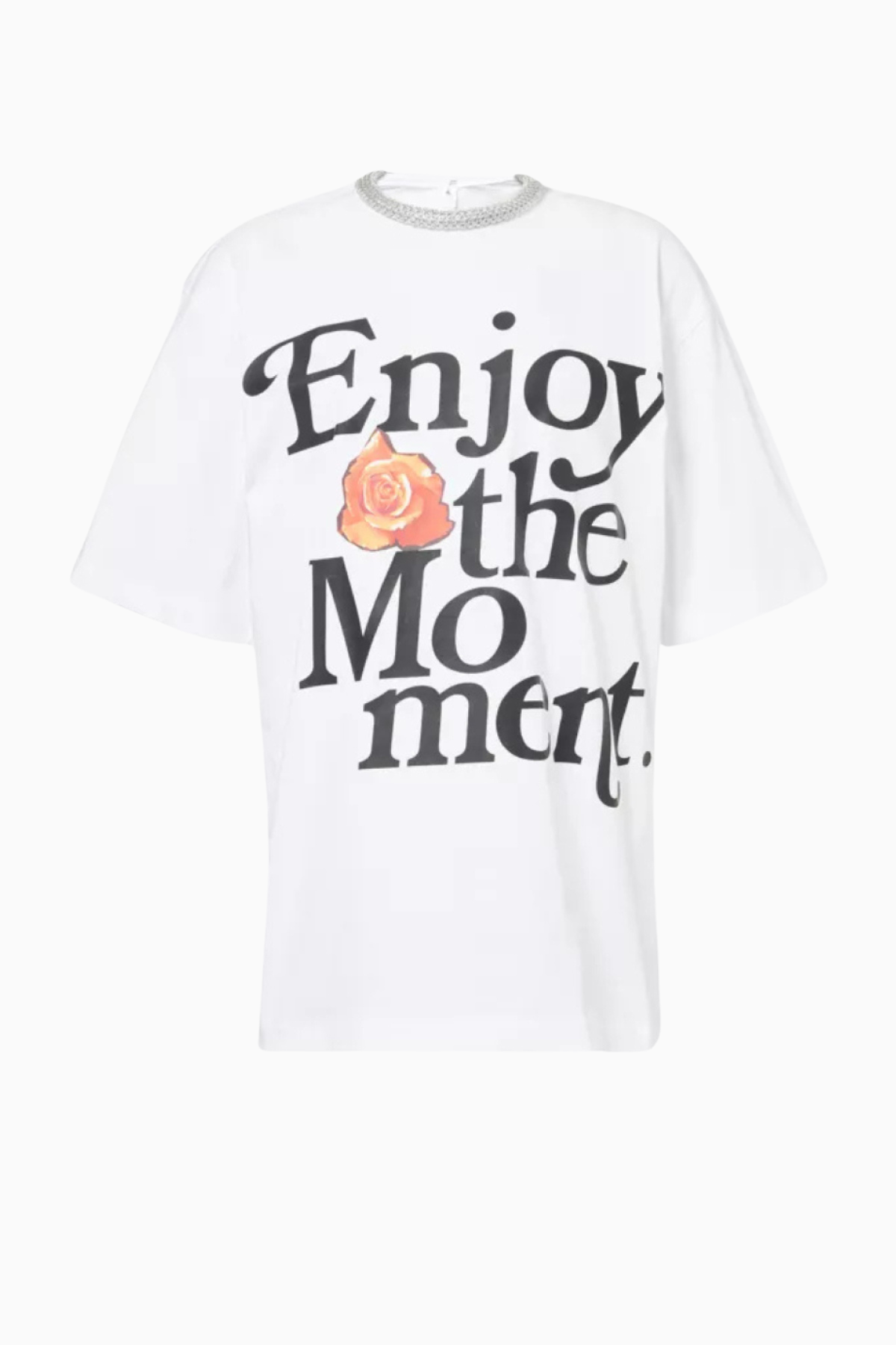 3.1 Phillip Lim Enjoy The Moment OS Tee - White Multi