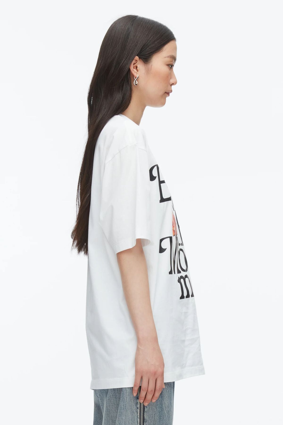 3.1 Phillip Lim Enjoy The Moment OS Tee - White Multi