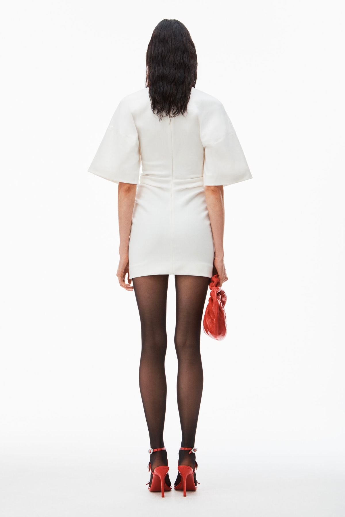 Alexander Wang Drop Shoulder Mini Dress - Natural