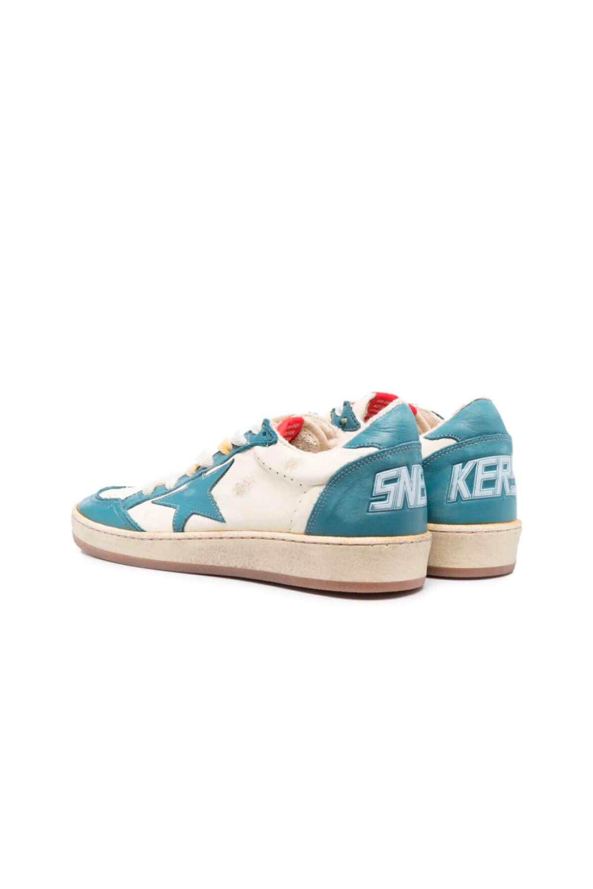 Golden Goose Ball Star Sneakers - Petroleum/ Dirty White