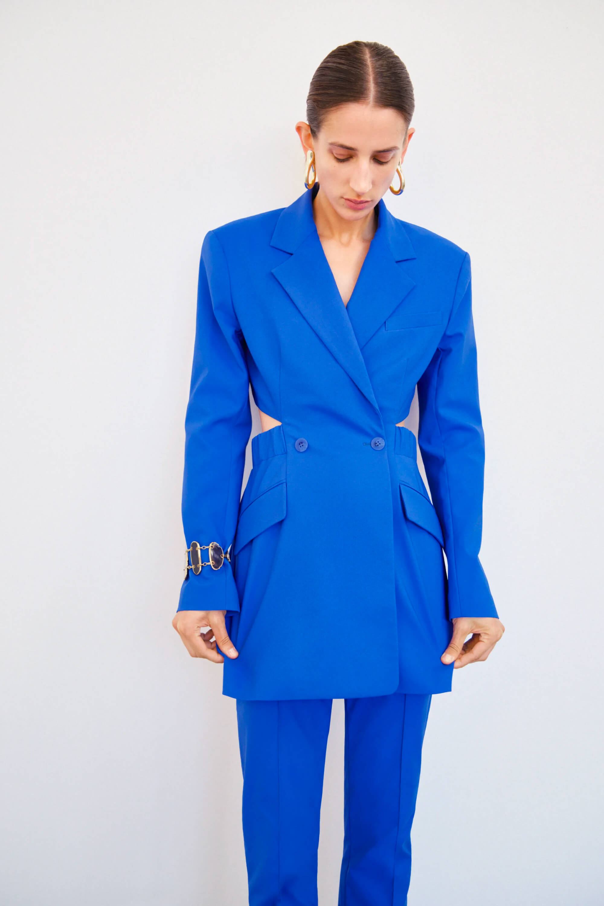 Jonathan Simkhai Mini Dress Blue Resort 2023