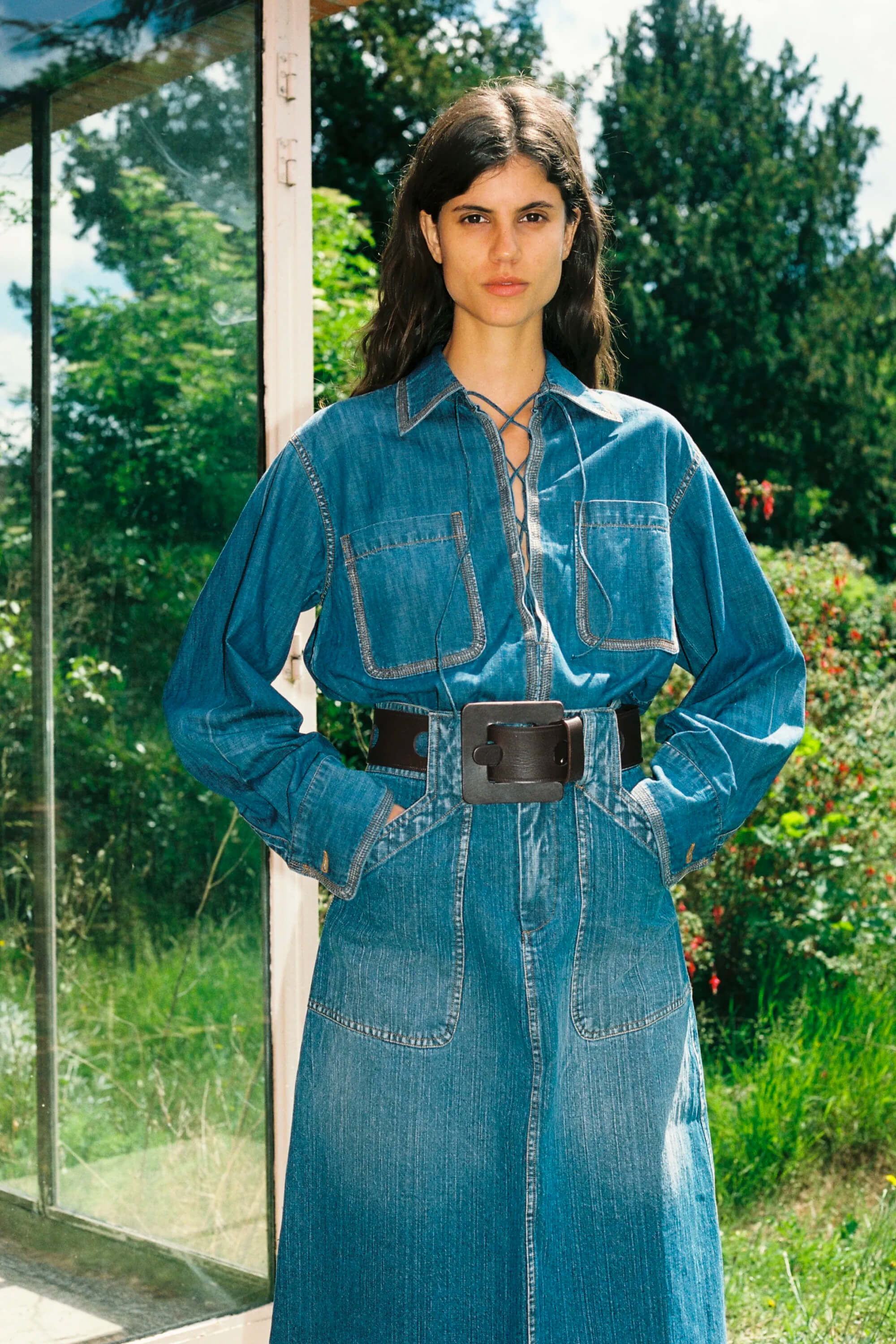 Denim shirt and denim shirt Sea NY Resort 2023