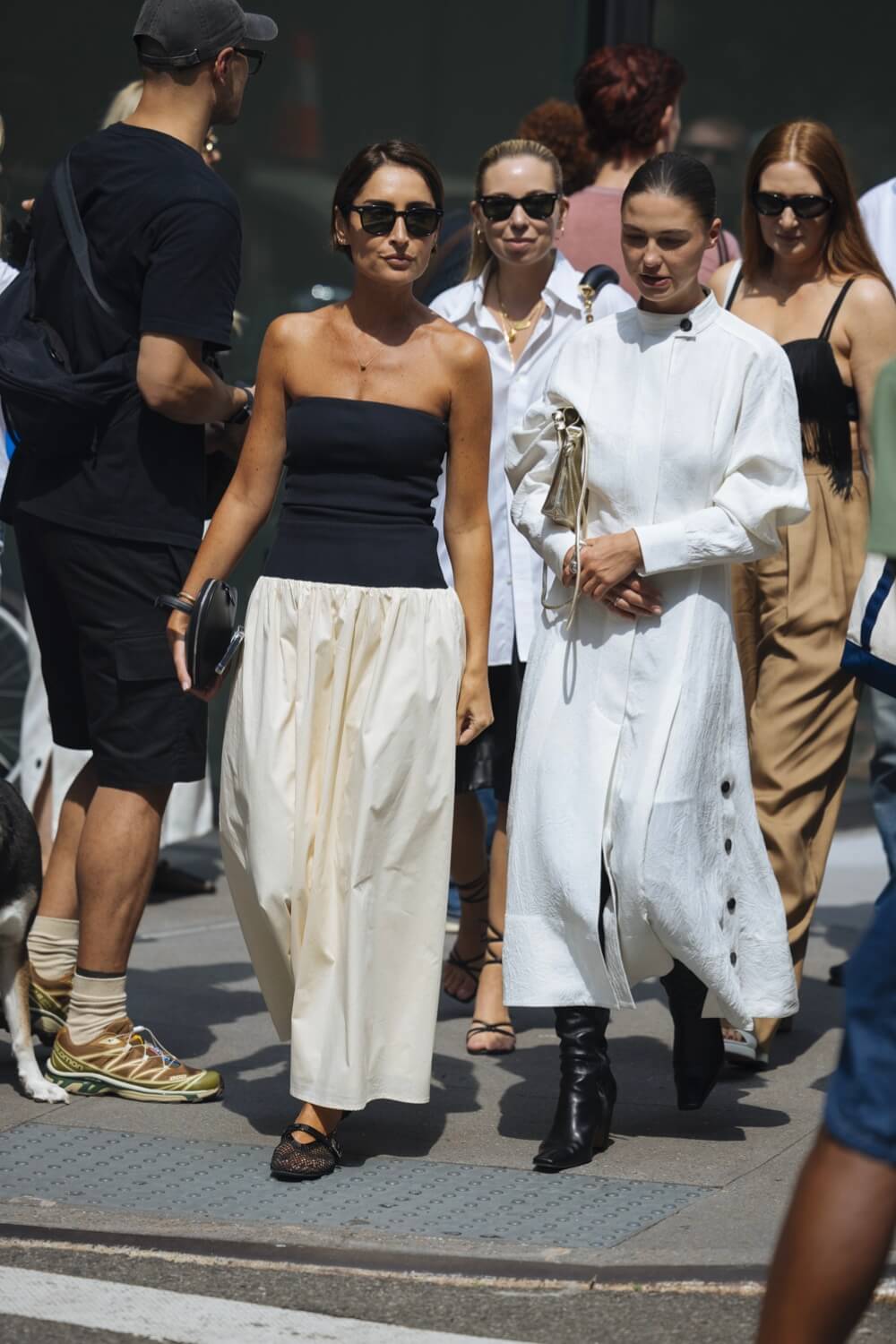 Proenza Schouler monochrome dress new york fashion week