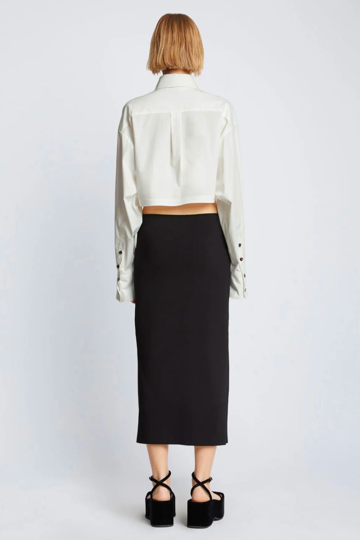Proenza Schouler Crop Shirt - White