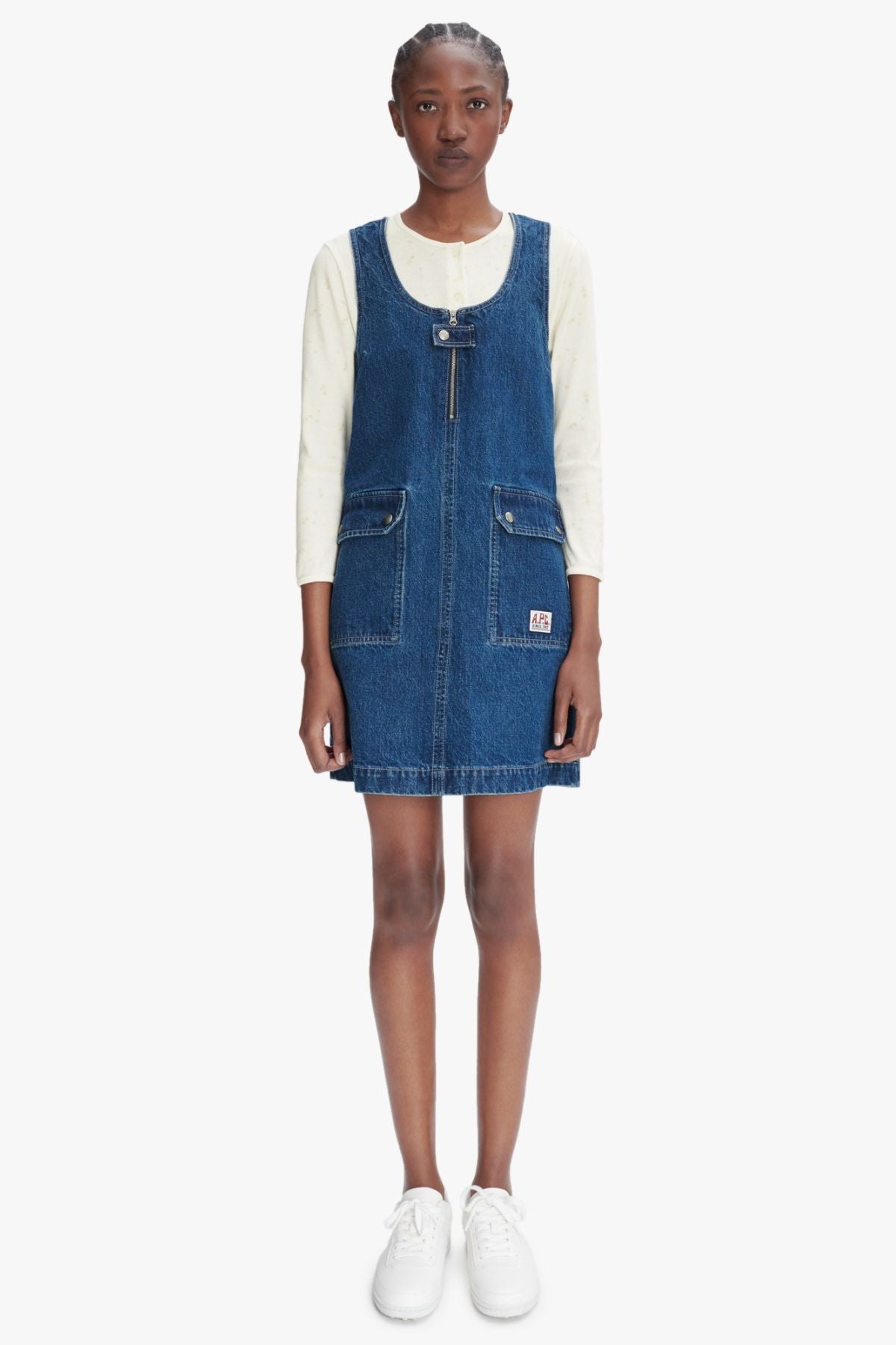 A.P.C. Dominic Dress - Indigo Delave