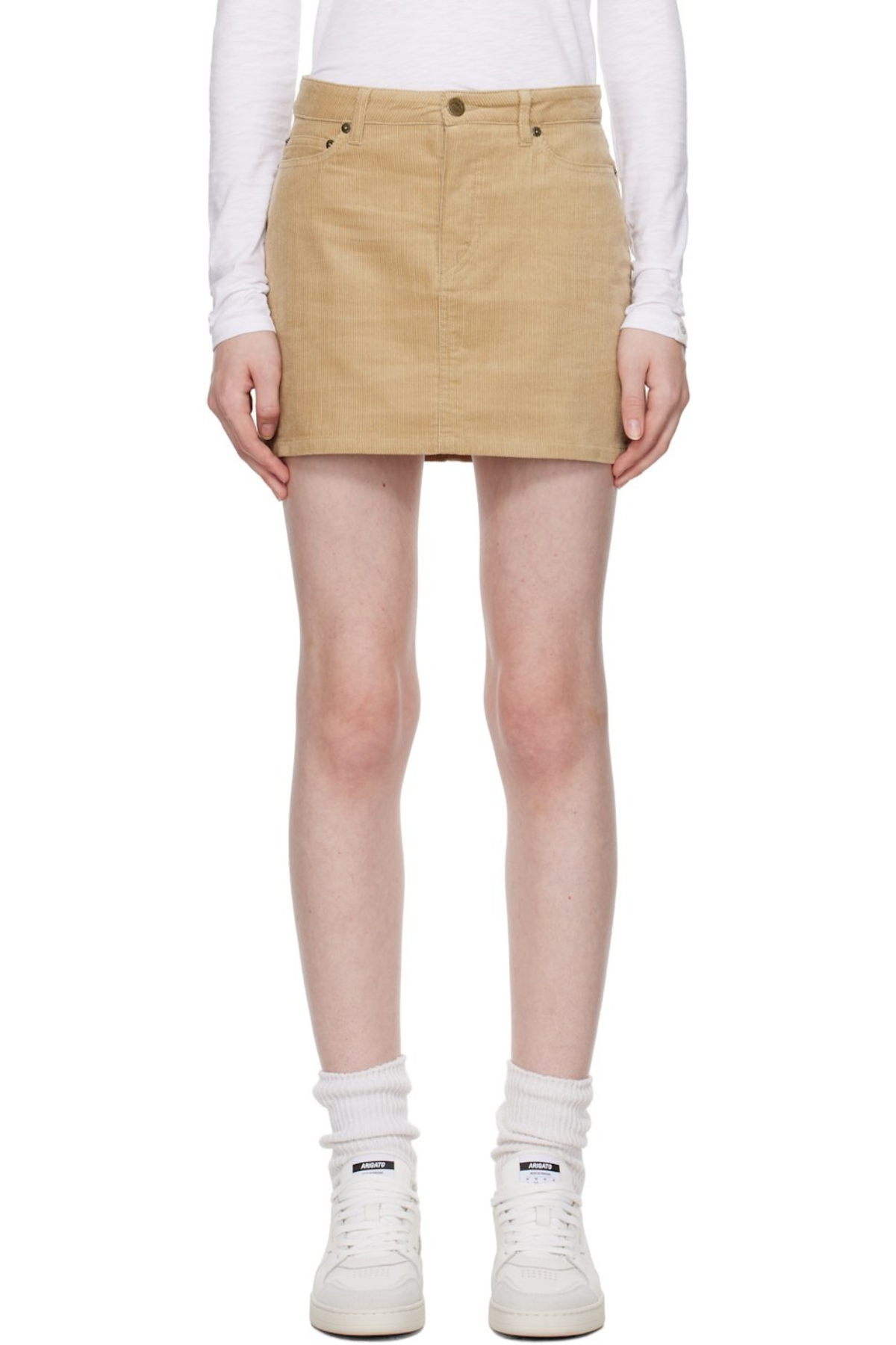 A.P.C. Mini Skirt - Beige – GRACE Melbourne