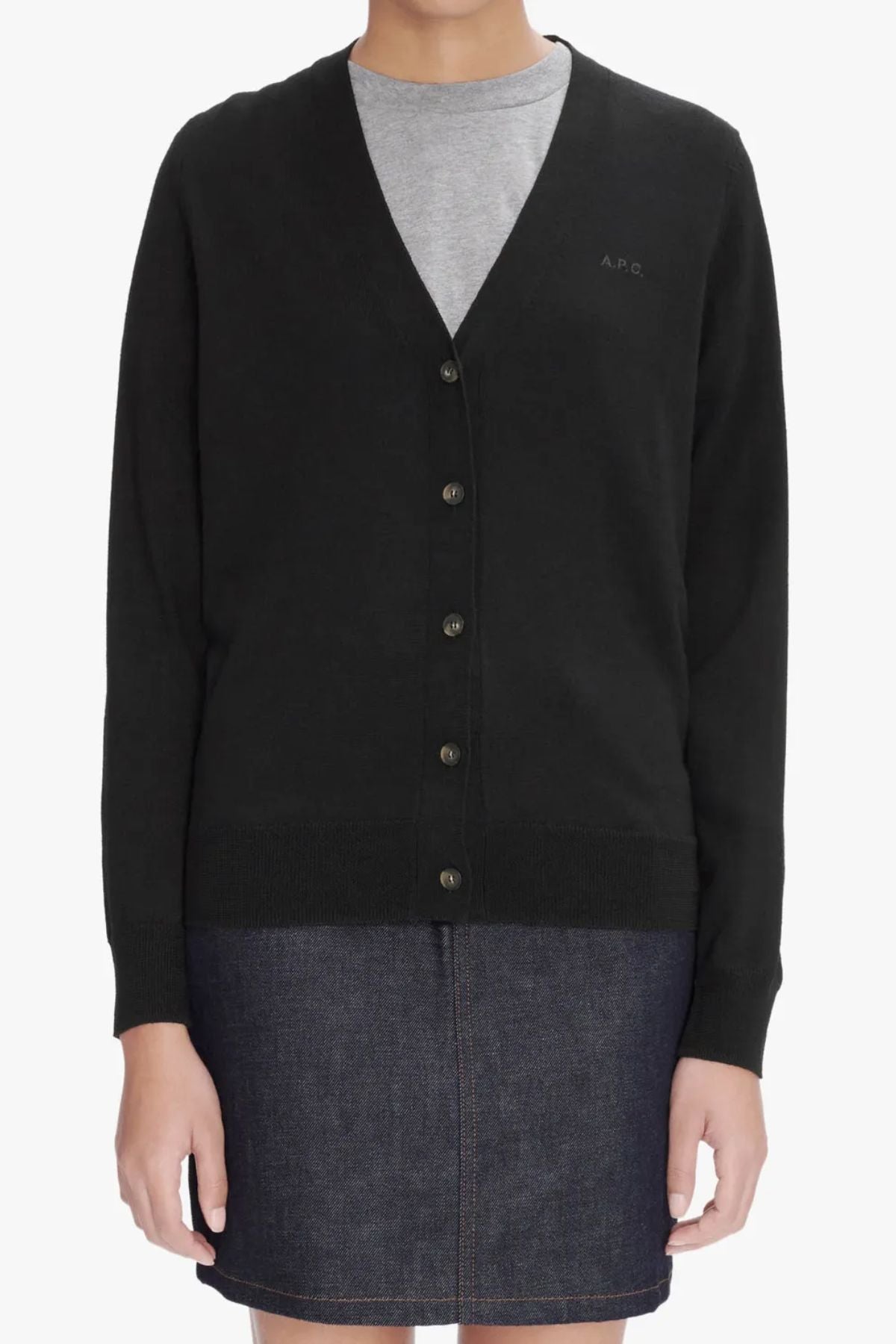 A.P.C. Salomé Cardigan - Black