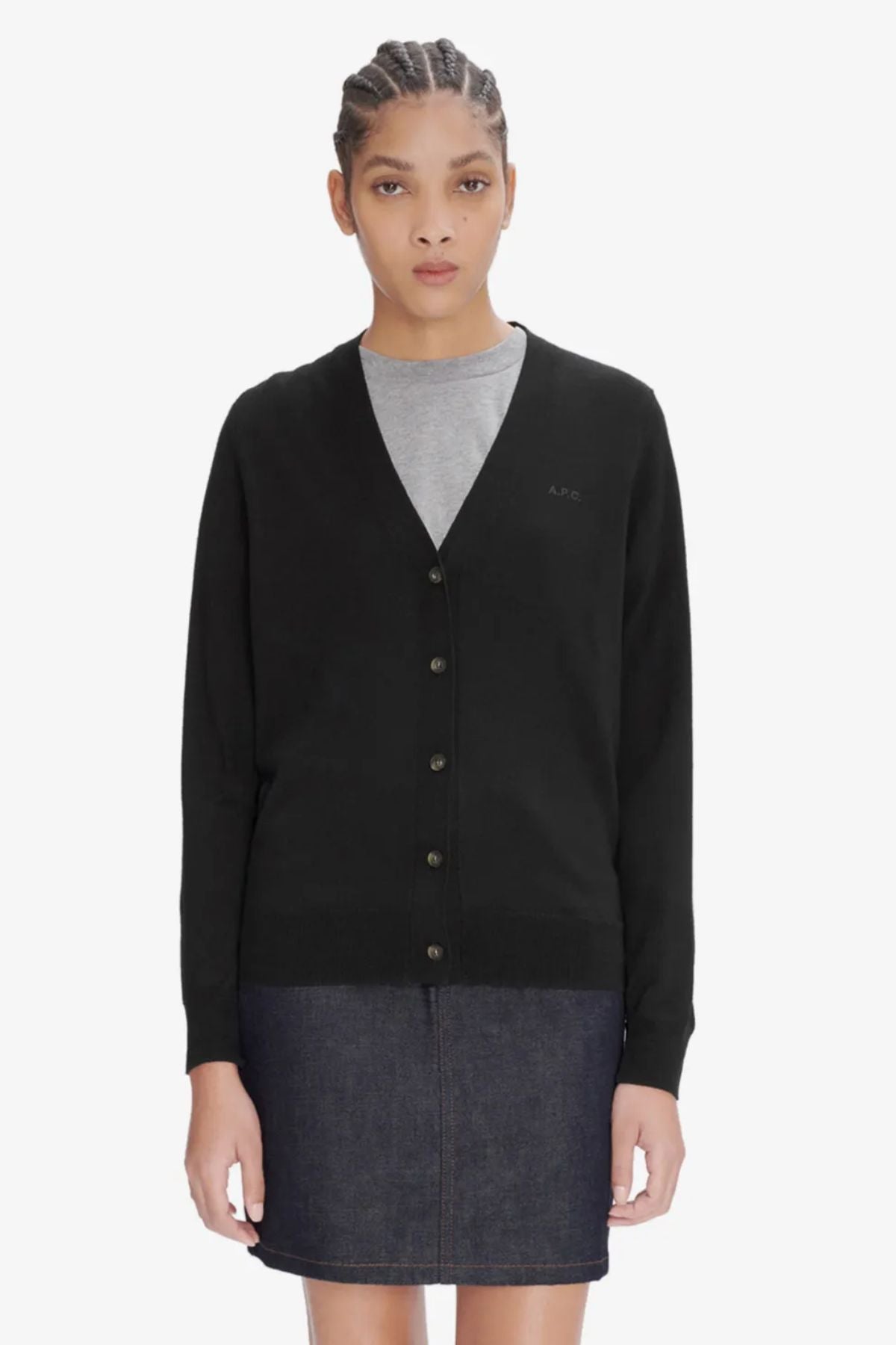 A.P.C. Salomé Cardigan - Black