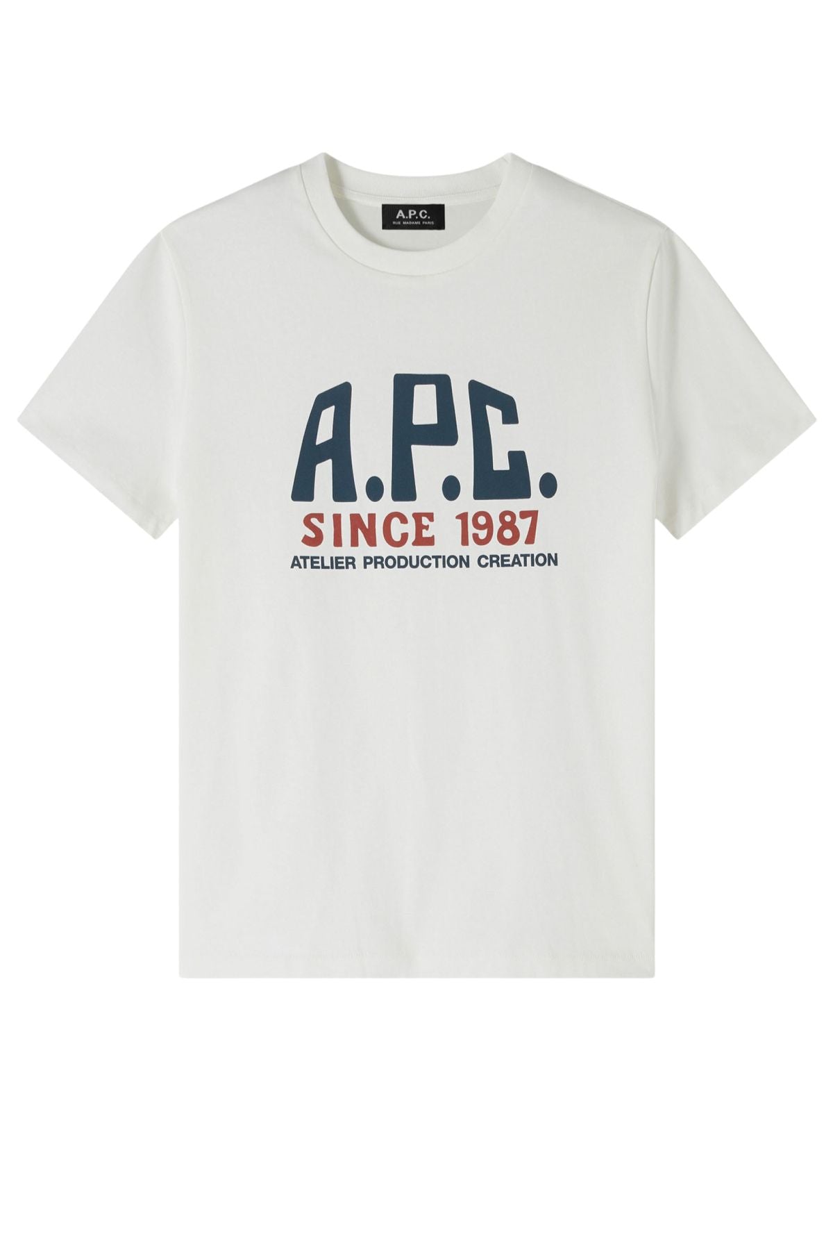 A.P.C. T-Shirt Label Print - White