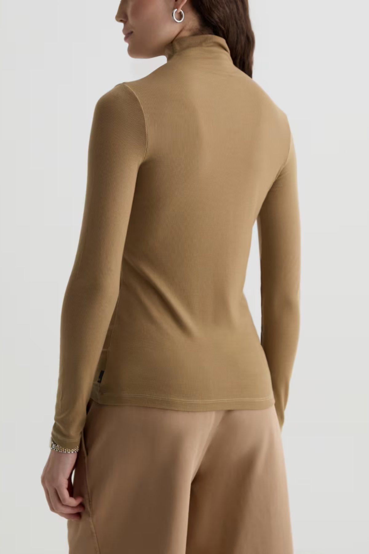 AG Denim Chels Turtleneck - Khaki Sand