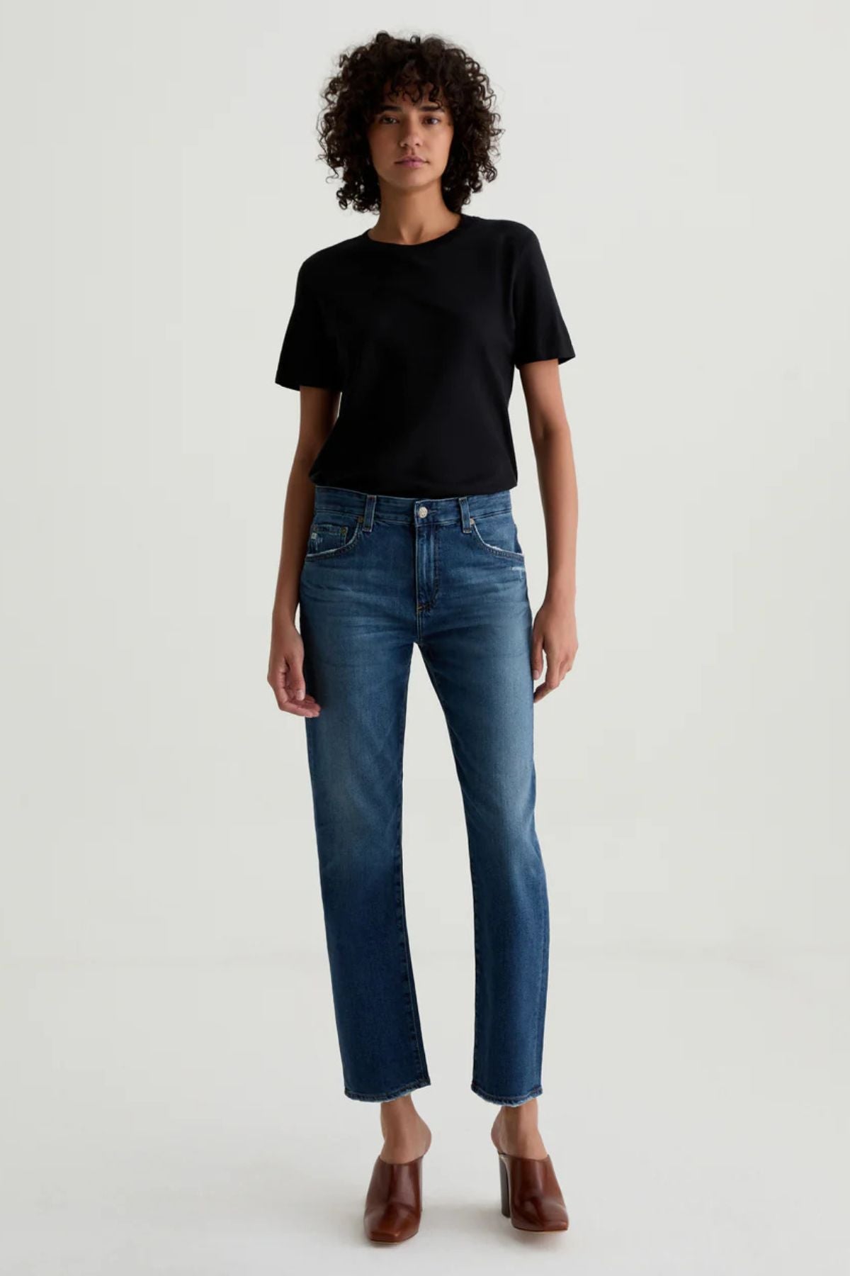 AG Denim Ex-Boyfriend Slim Jean - 10 Yr Exposure