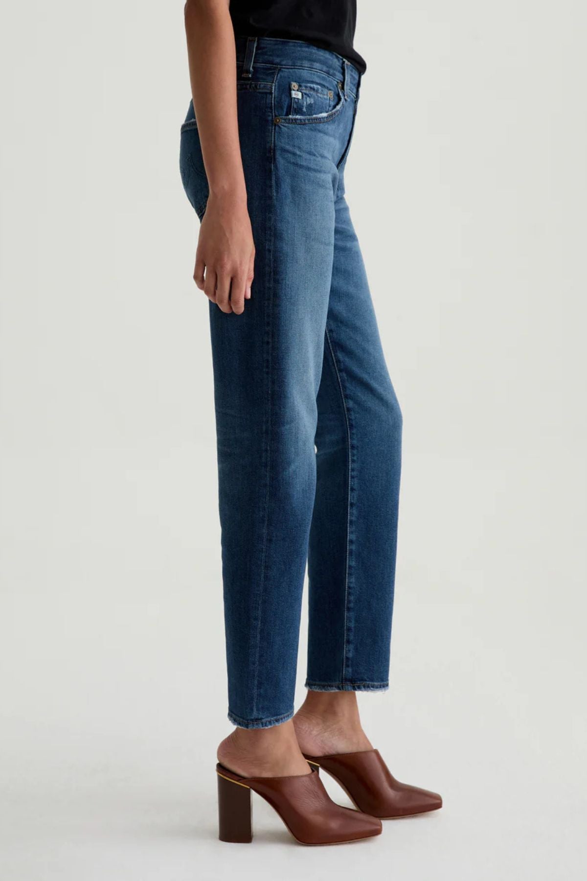 AG Denim Ex-Boyfriend Slim Jean - 10 Yr Exposure