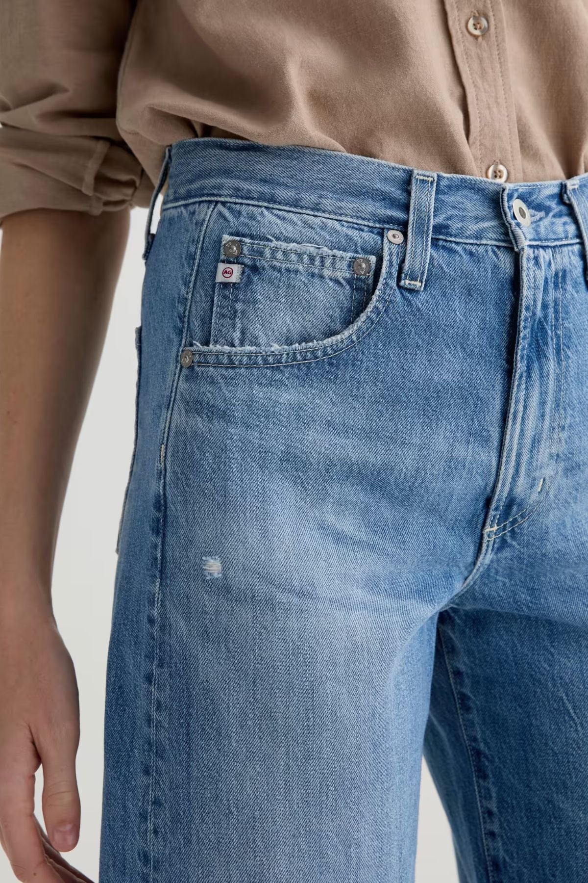 AG Denim Hattie Crop - 17 Years Divergent