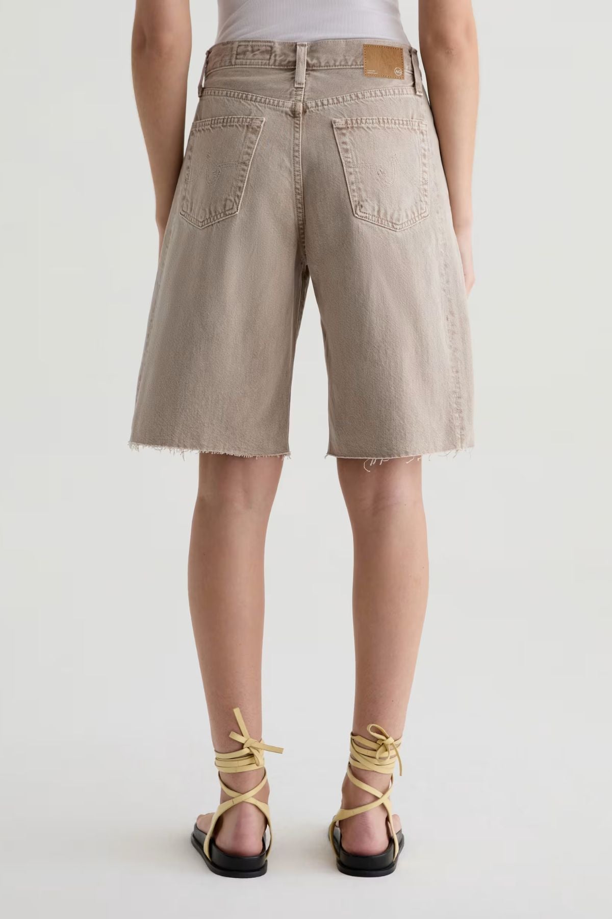 AG Denim Hattie Short - Sulfur Simple Taupe