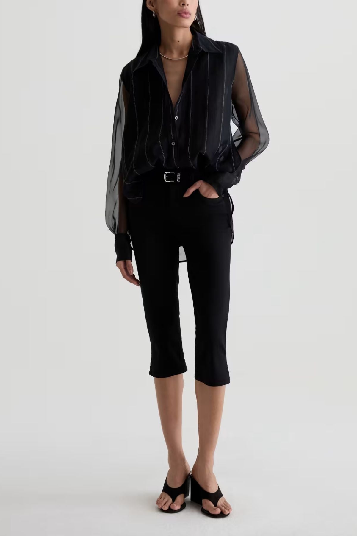 AG Denim Maisie - Super Black