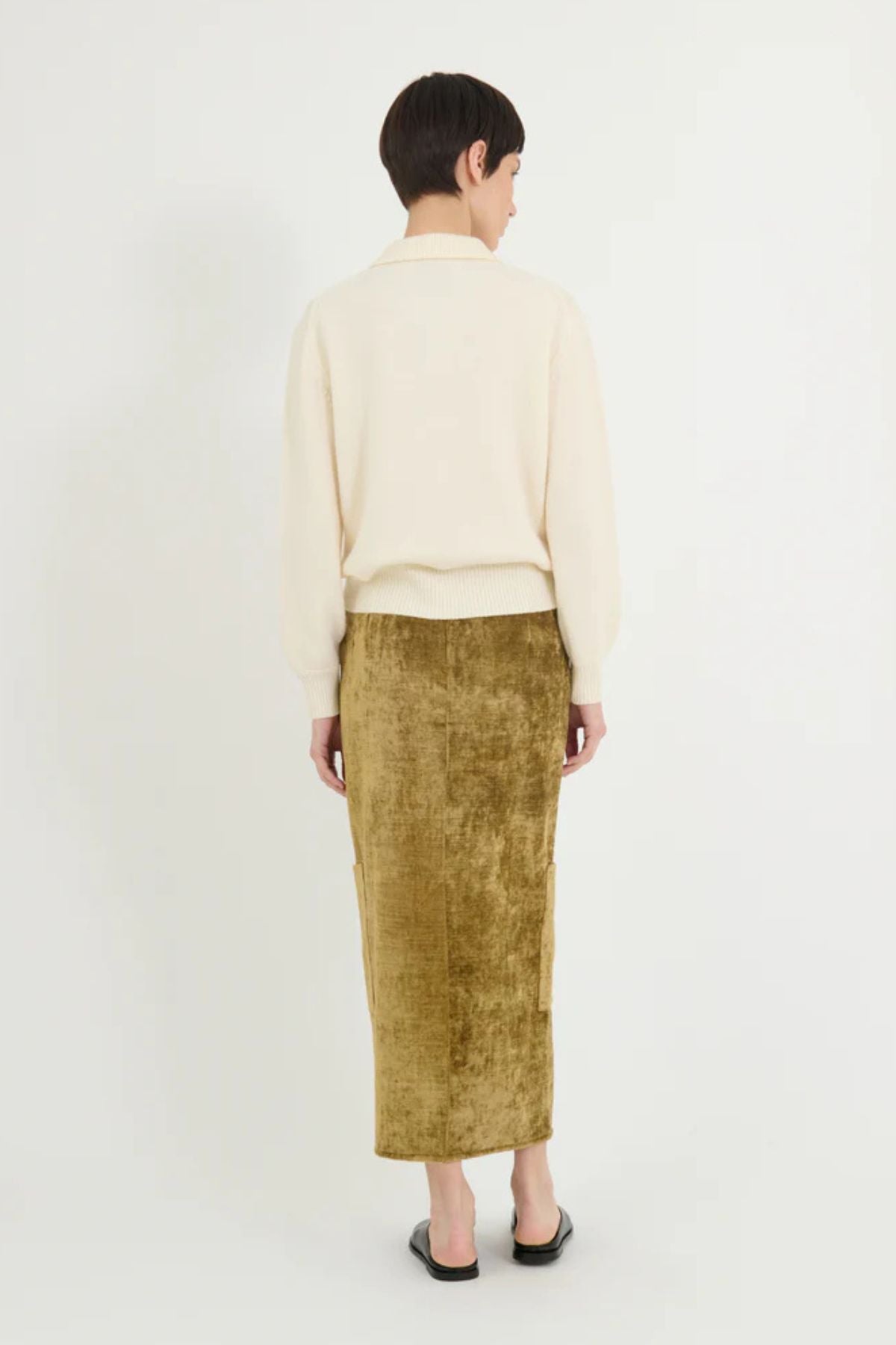 ALFIE Polo Sweater - Ivory