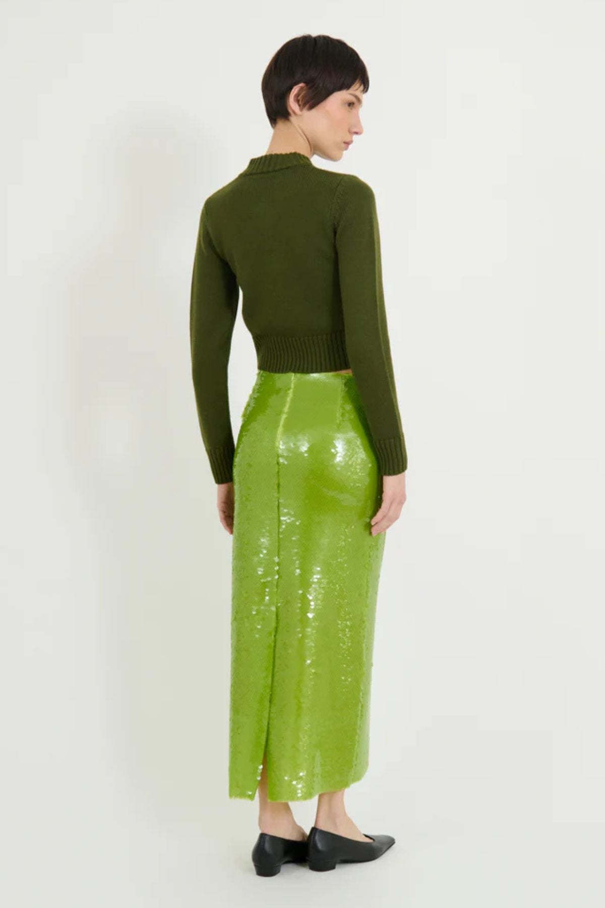 ALFIE Valletta Skirt - Anise Green