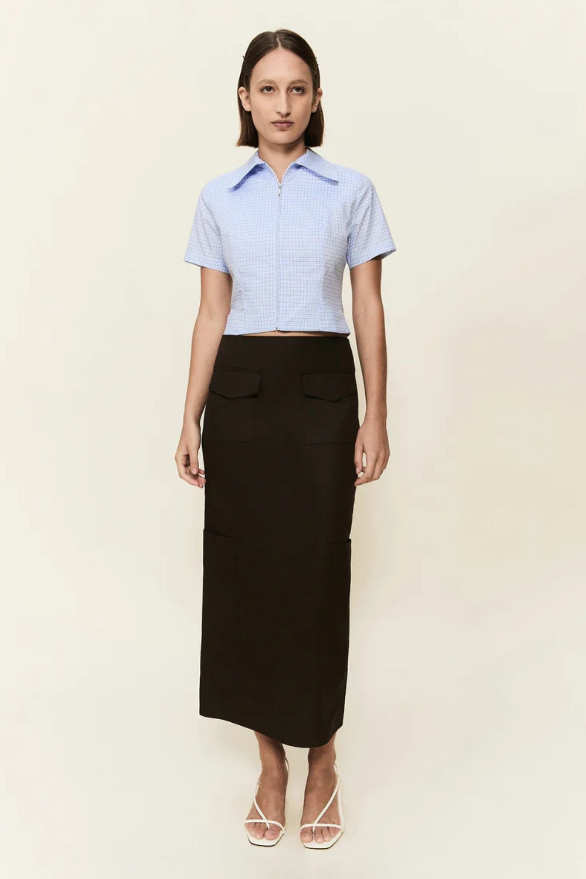 ALFIE Valletta Skirt - Chocolate