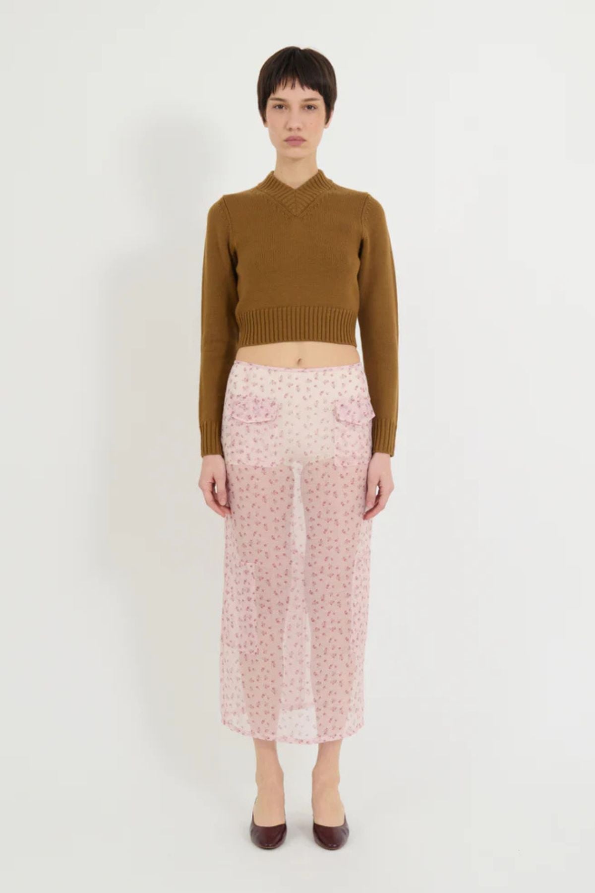 ALFIE Valletta Skirt - Rose Print