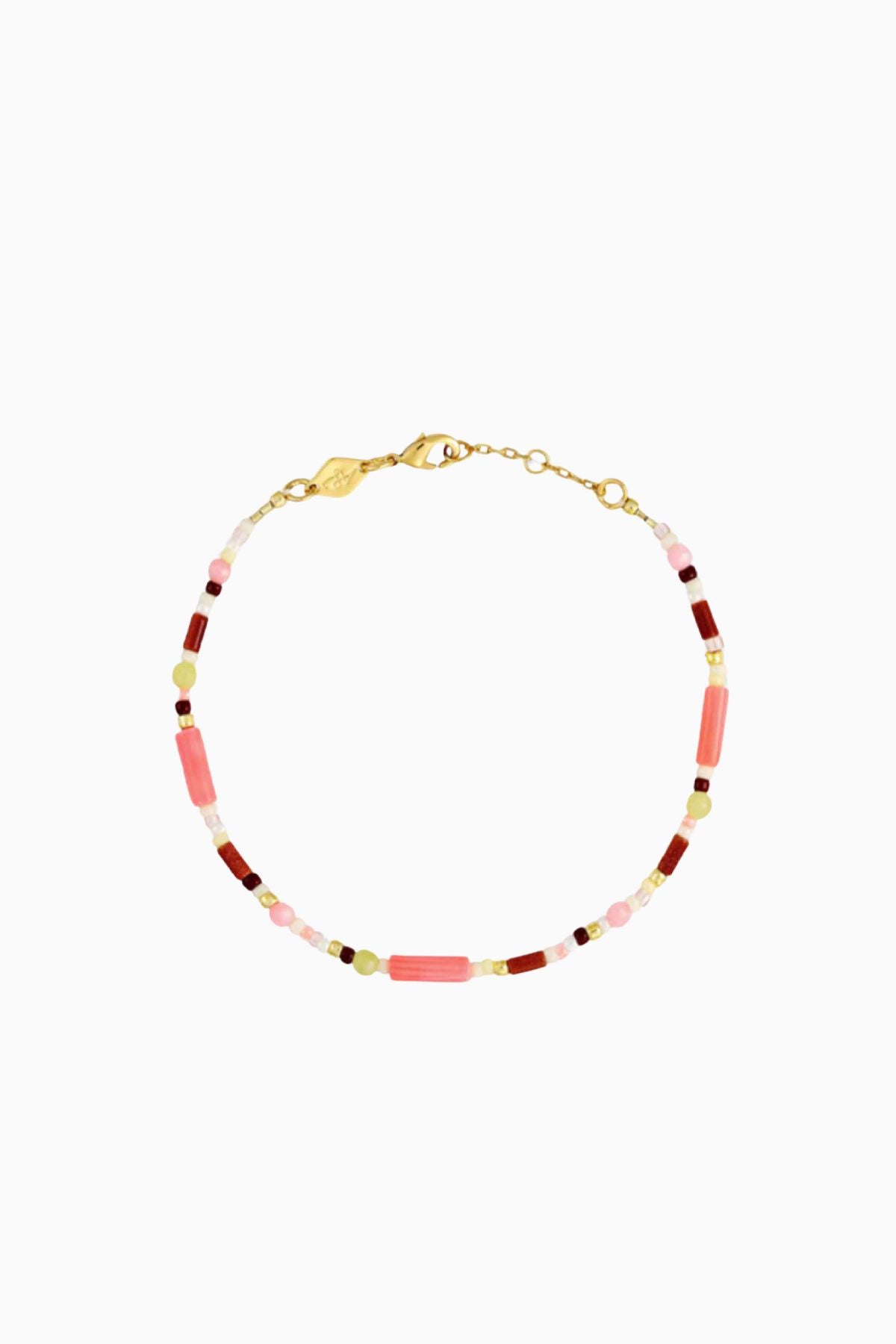 Anni Lu Candy Floss Bracelet - Teaberry