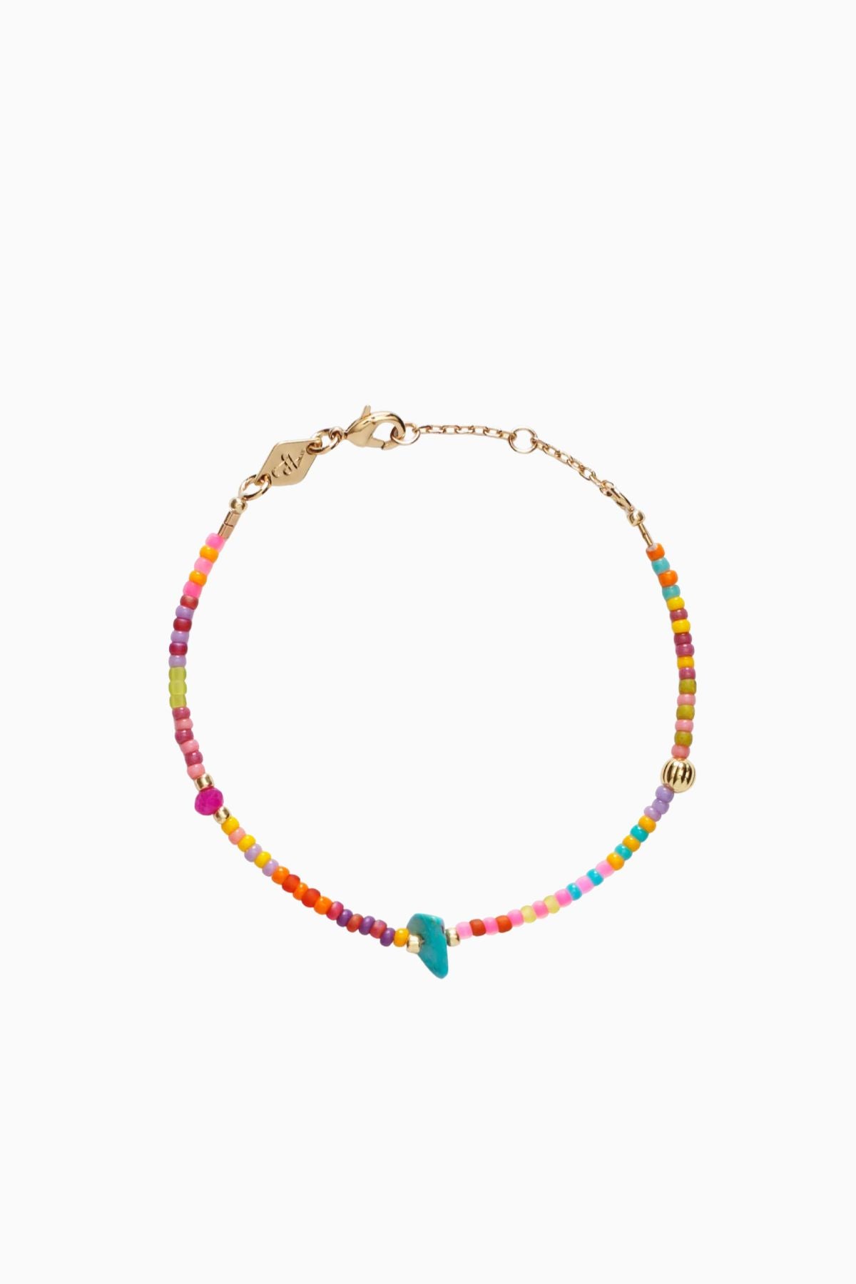 Anni Lu Secret Beach Bracelet - Multi/ Turq