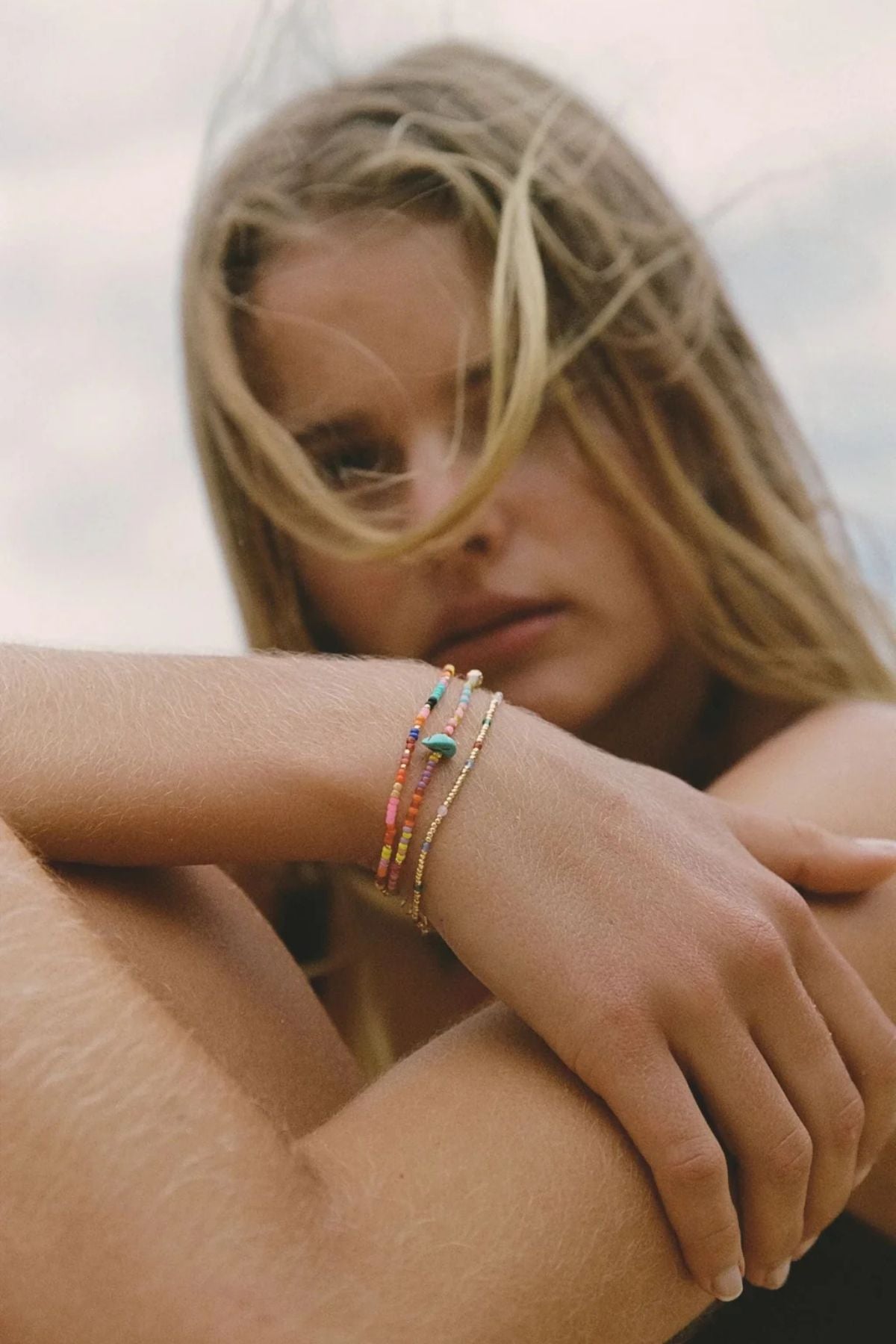 Anni Lu Secret Beach Bracelet - Multi/ Turq
