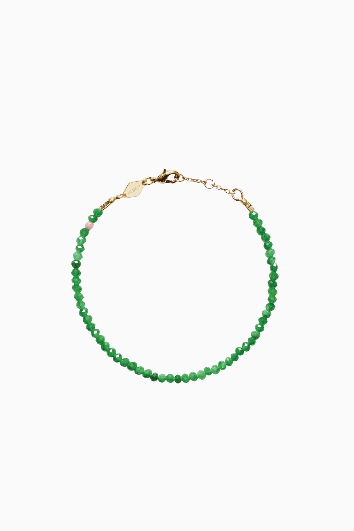 Anni Lu Tan Line Bracelet - Jade