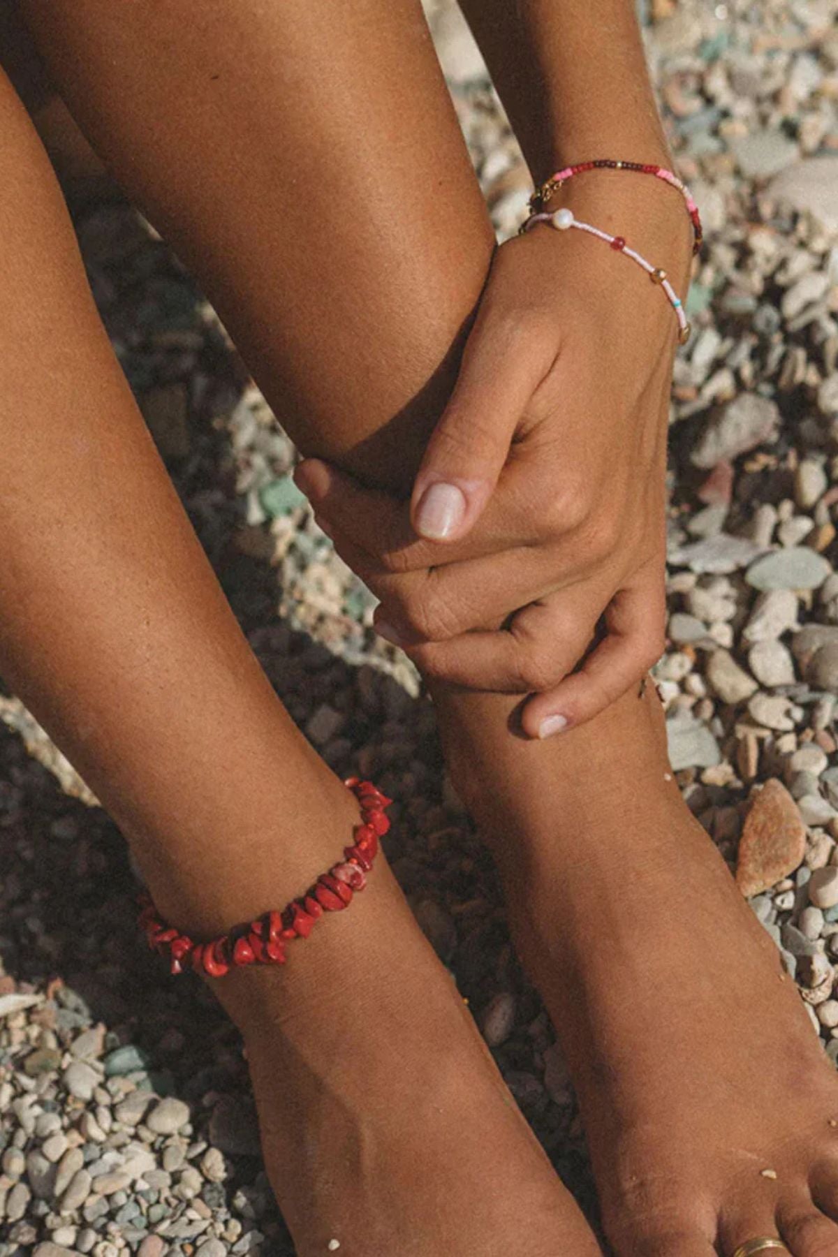 Anni Lu Tie Dye Bracelet - Berry