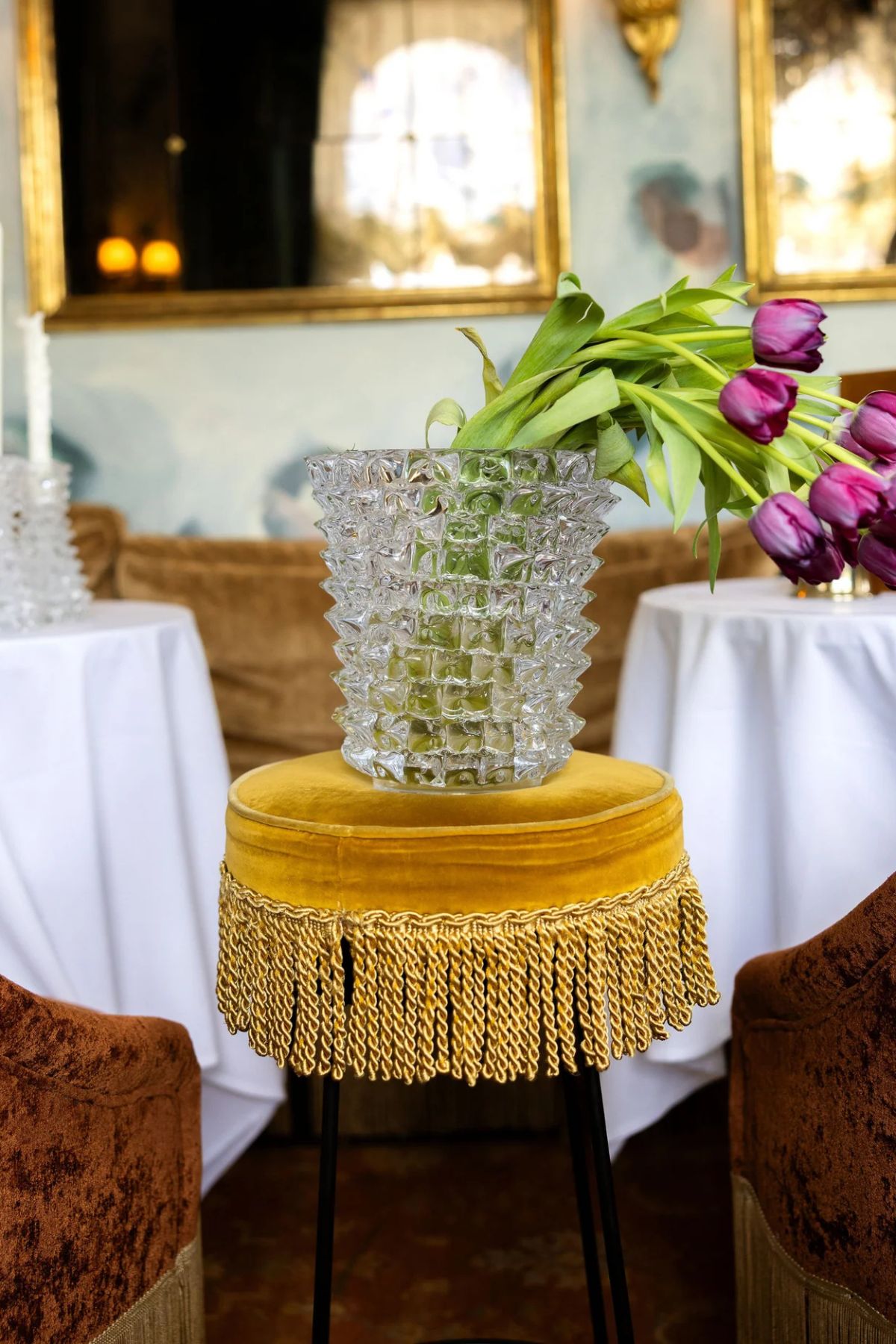 ANTICO 23 x 23.5 Vase - Clear