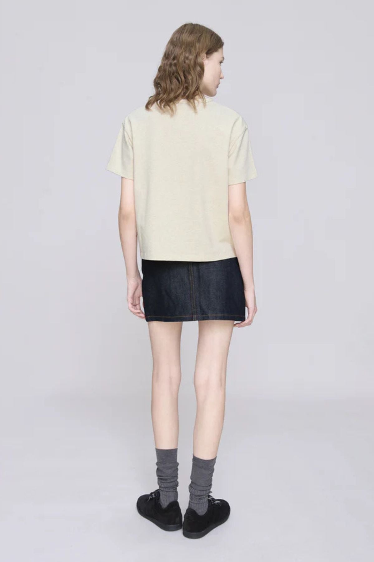 A.P.C. Margaret T-Shirt - Ecru Chine/Rouge