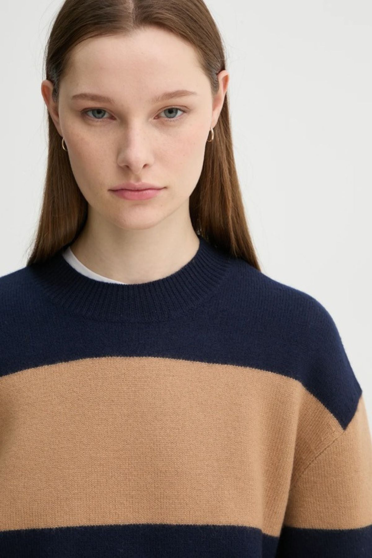 A.P.C. Pull Penny Jumper - Noir/ Camel