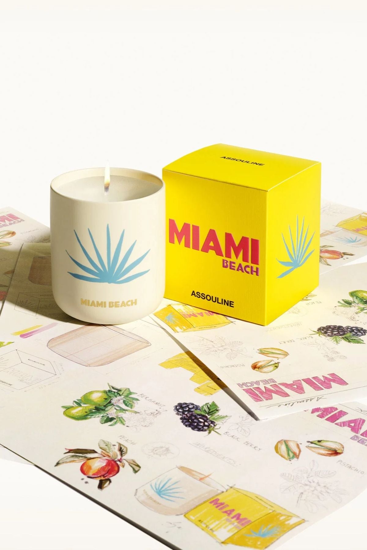 Assouline Miami Beach Candle