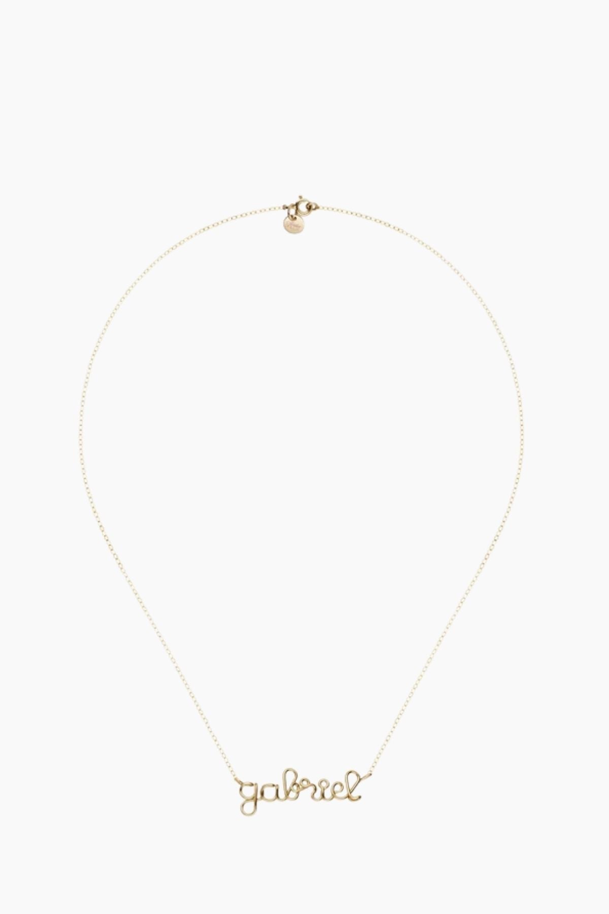 ATELIER PAULIN Richelieu Personalised Necklace - Yellow Gold