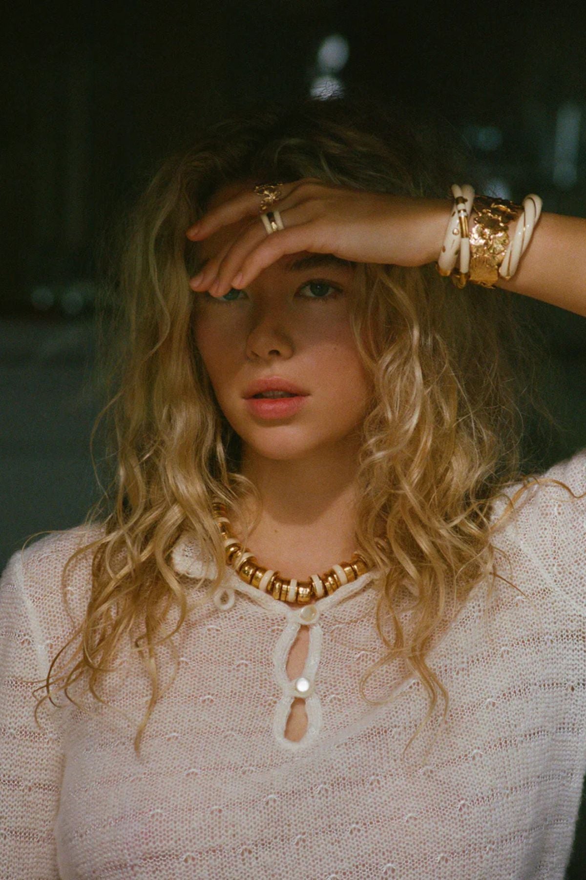 Aurelie Bidermann Positano Bracelet - Ivory