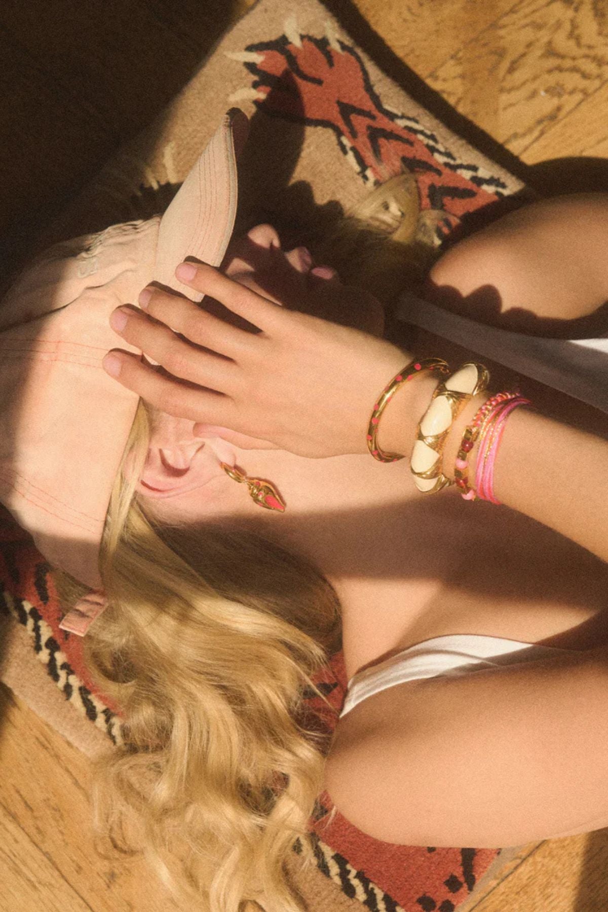 Aurelie Bidermann POSITANO Bracelet - Vermilion Polka