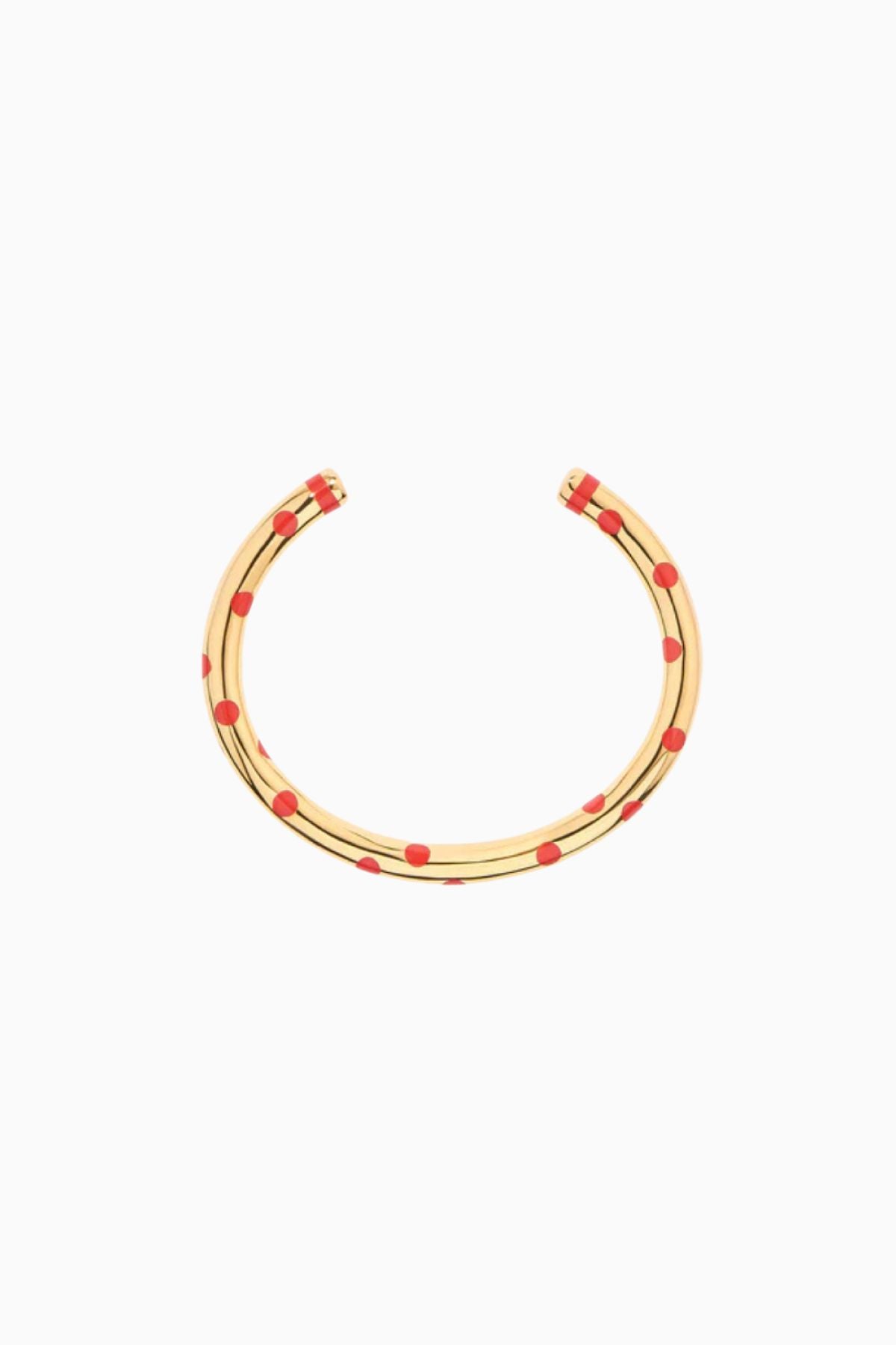 Aurelie Bidermann Positano Bracelet - Vermilion Polka