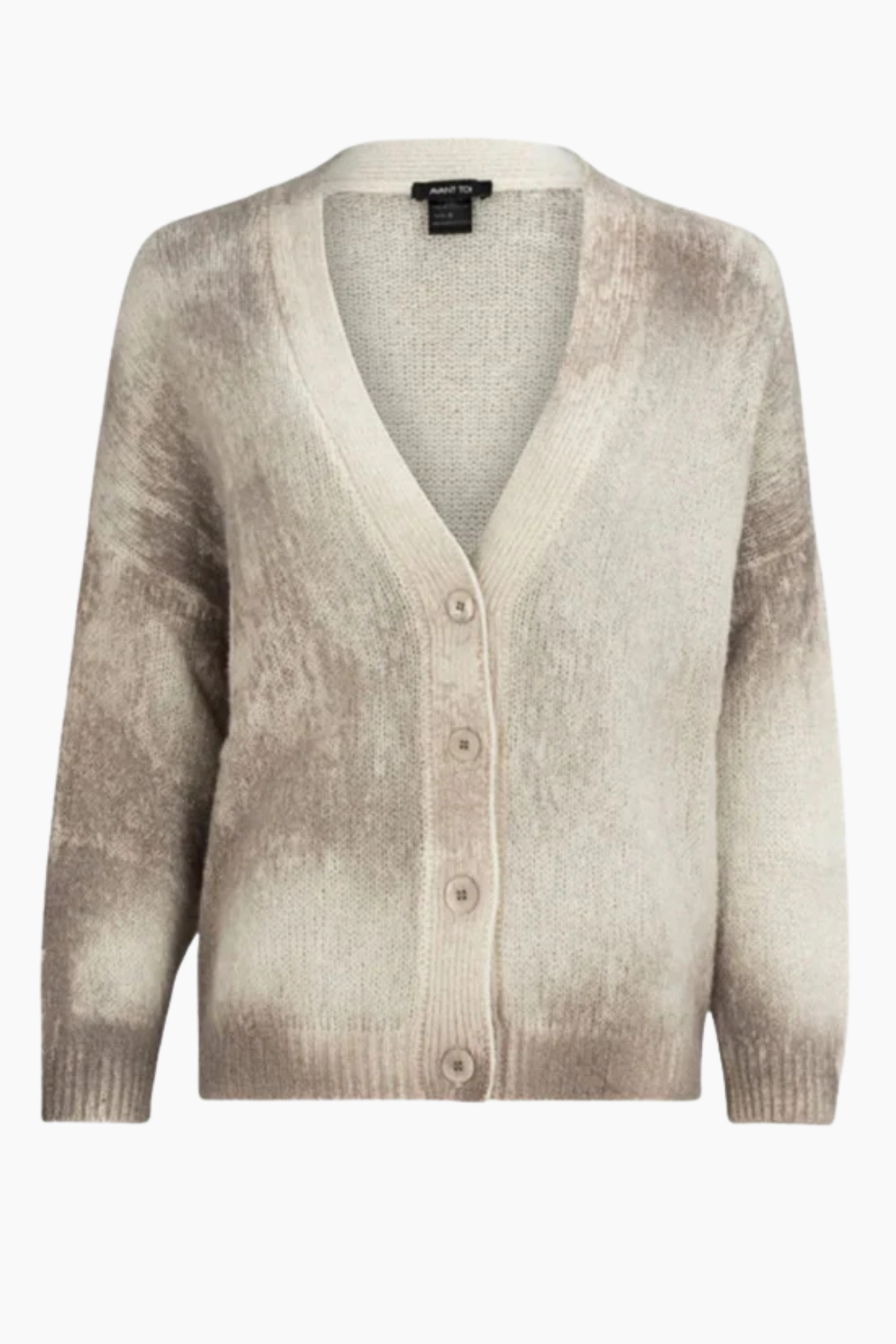 Avant Toi Marble Brushed Cashmere Cardigan - Noce Moscata