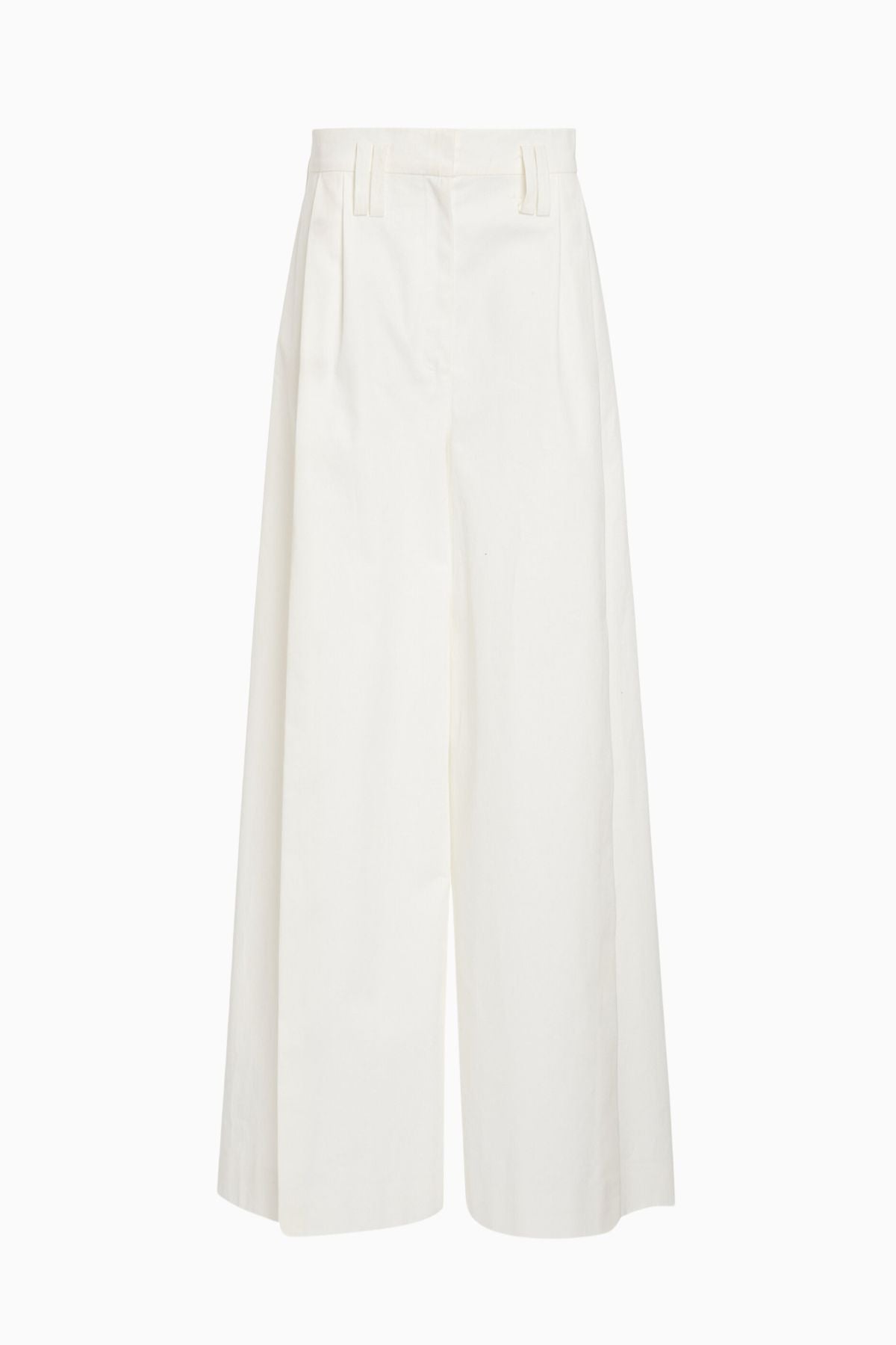 A.W.A.K.E Mode Full Split Wide Leg Pants - White