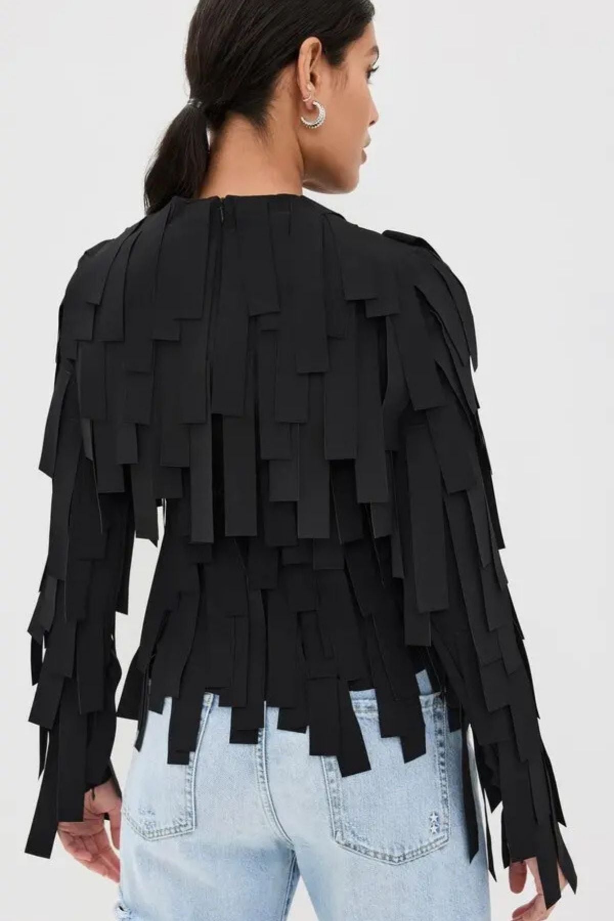 A.W.A.K.E. Mode Multi Rectangle Longsleeve Top - Black