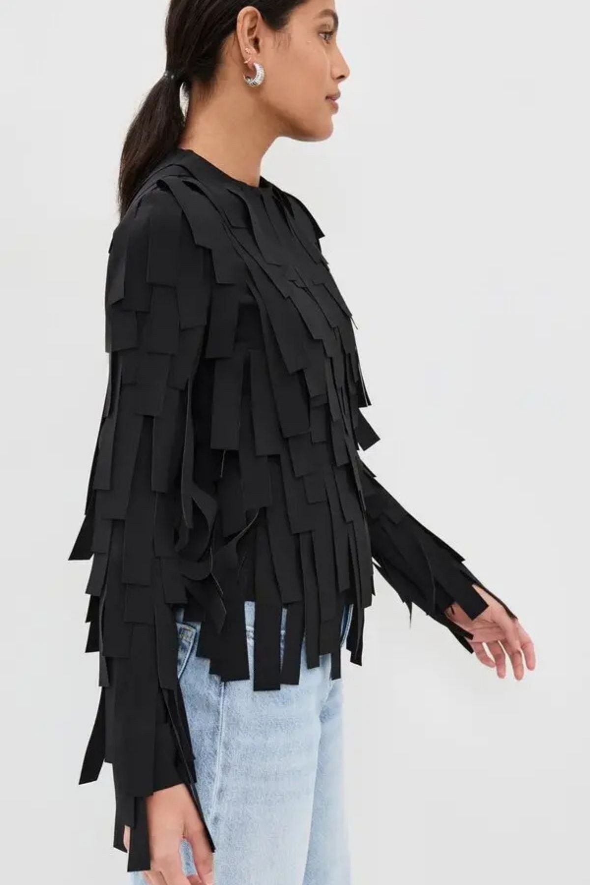 A.W.A.K.E. Mode Multi Rectangle Longsleeve Top - Black