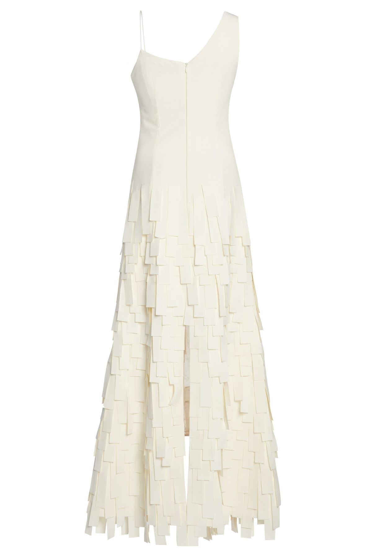 A.W.A.K.E Mode Multi Rectangle Maxi Dress Slit Front & Back - Ivory