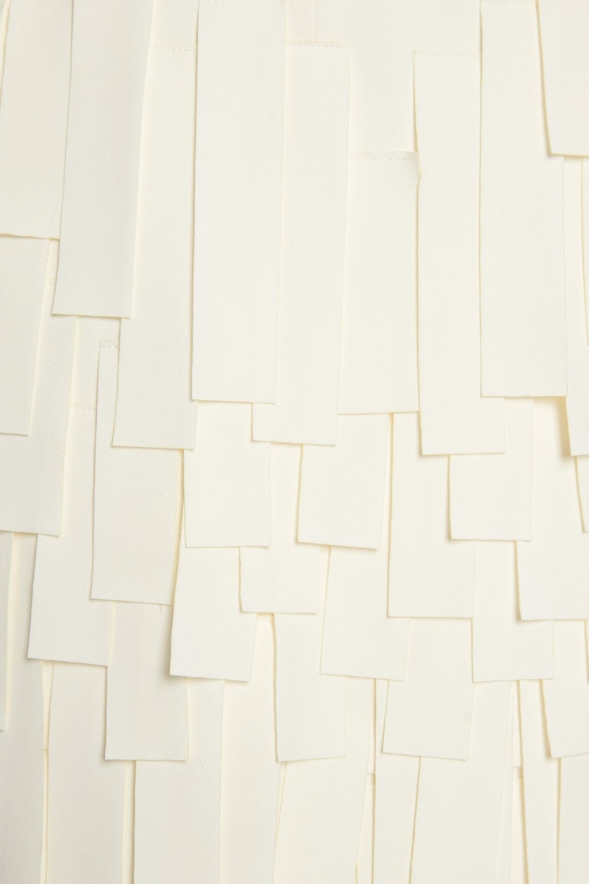 A.W.A.K.E Mode Multi Rectangle Maxi Dress Slit Front & Back - Ivory