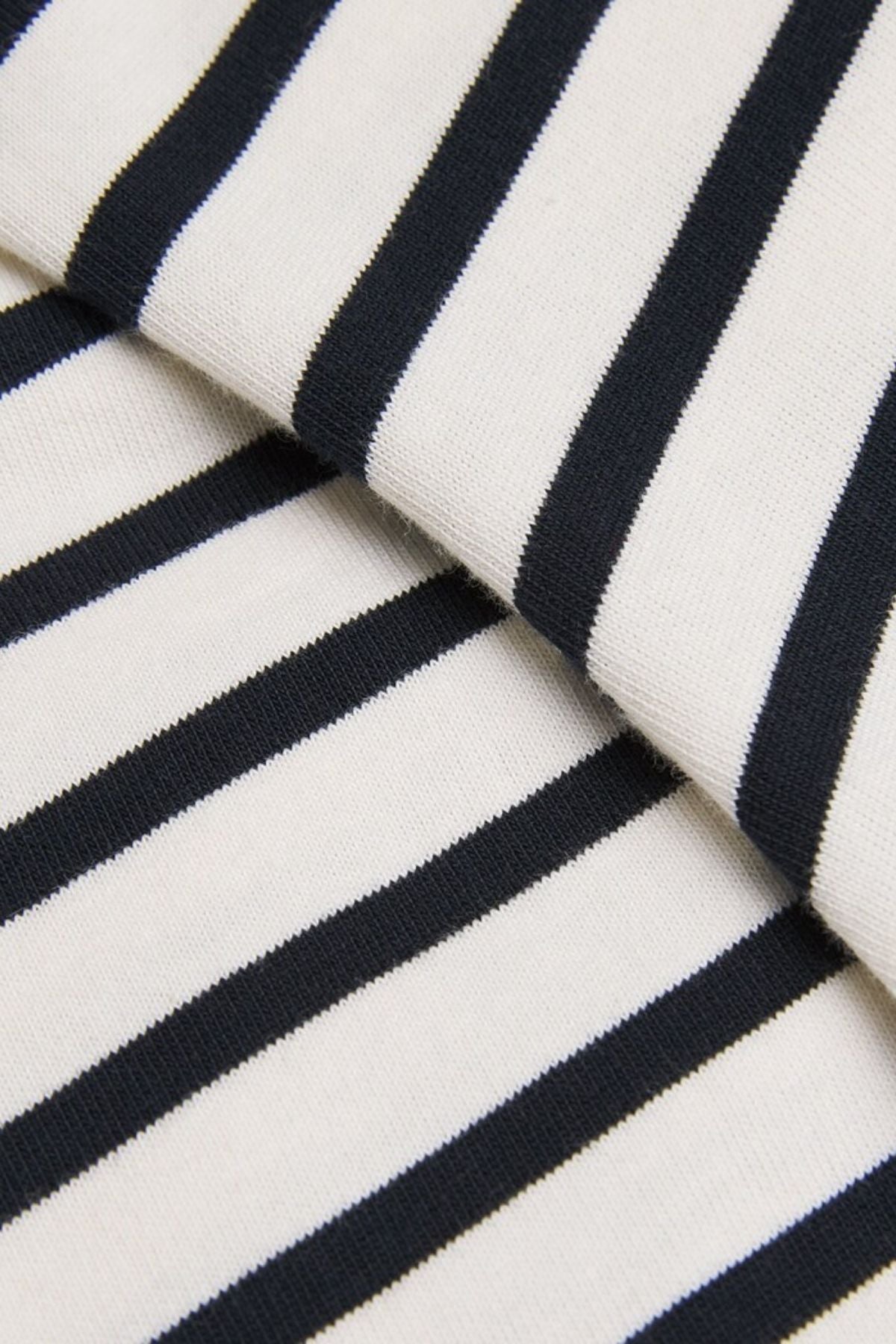 A.W.A.K.E Mode Off Shoulder Asym Striped Dress - Stripe