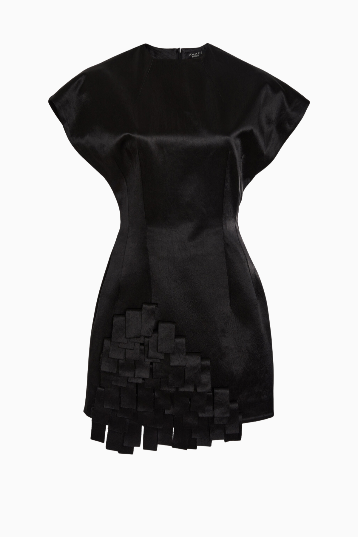 A.W.A.K.E Mode Satin Top Rectangle Detail - Black