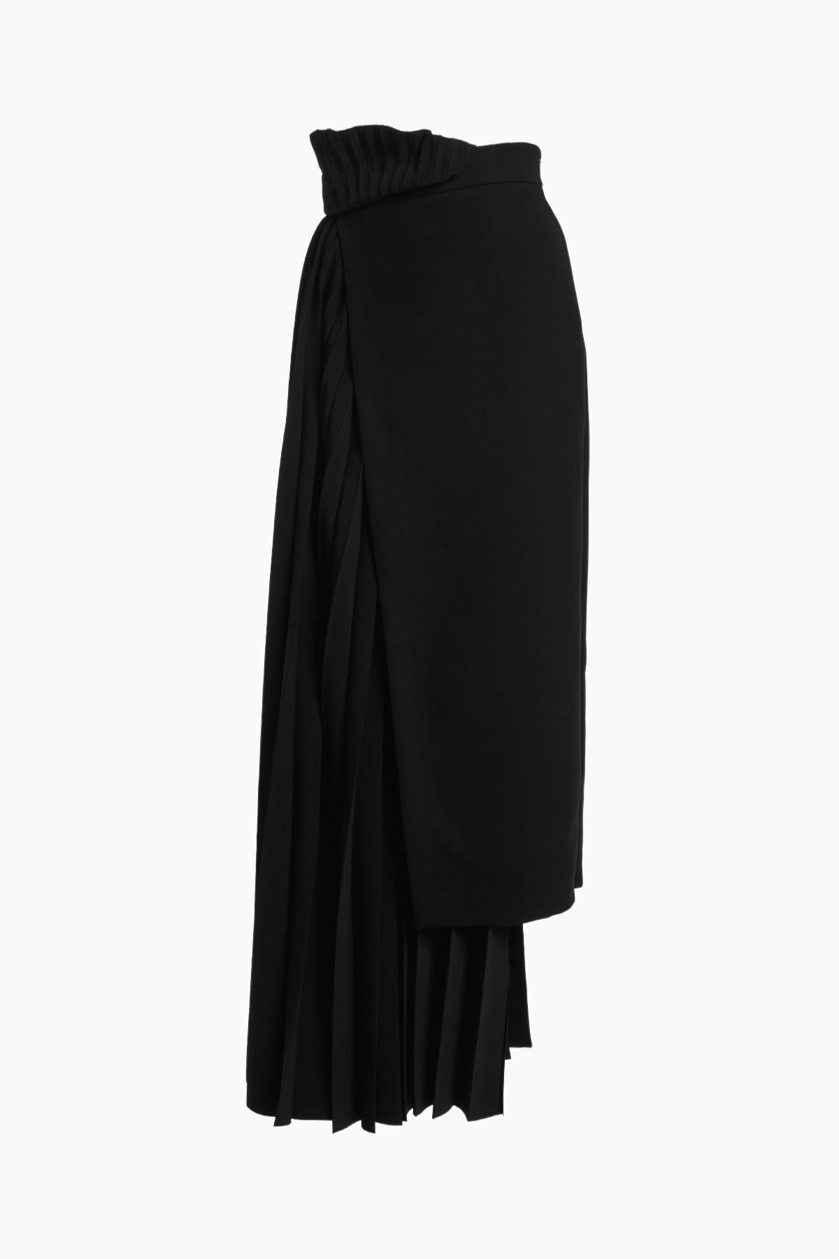 A.W.A.K.E Mode Skirt with Pleated Insert - Black
