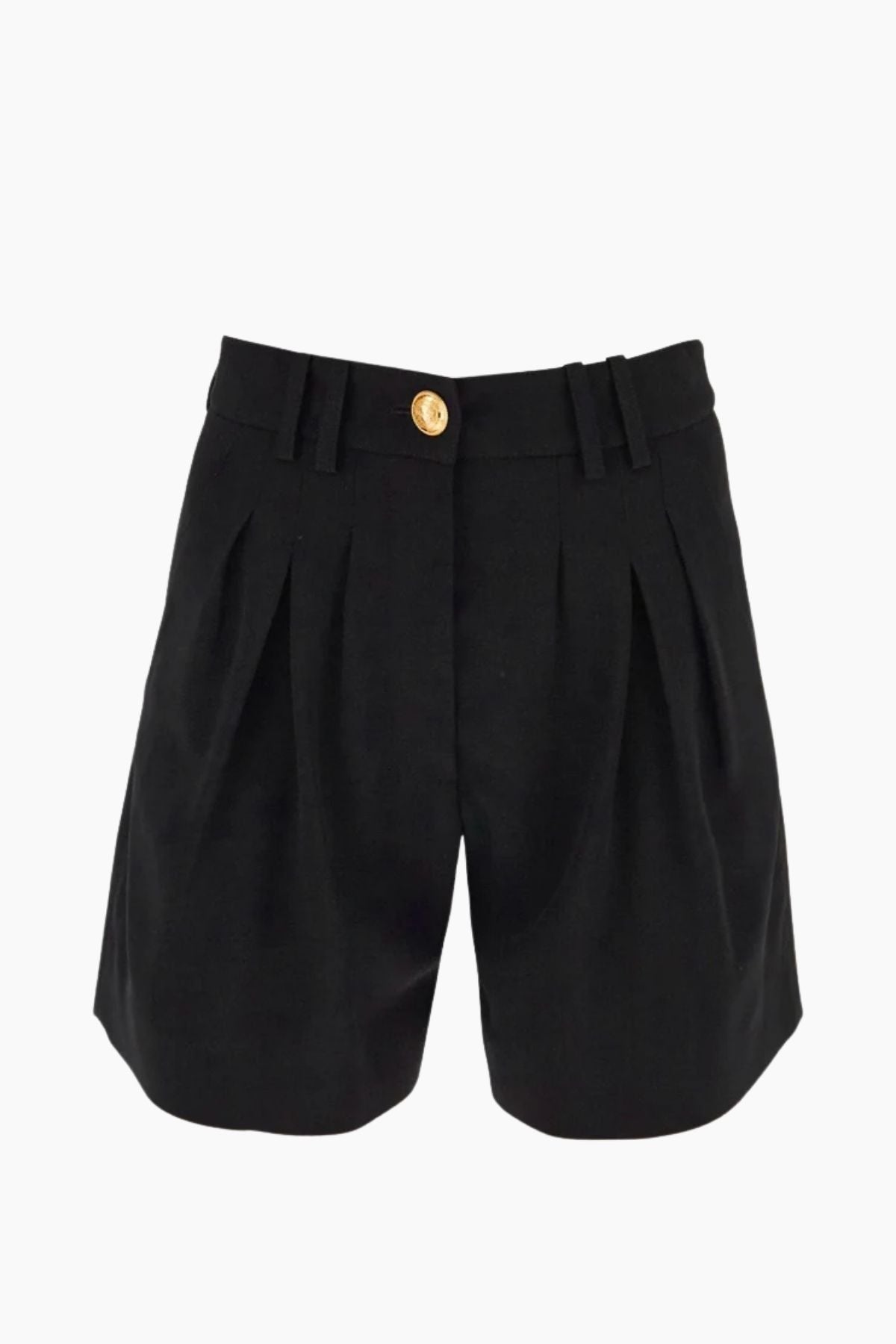 Balmain Crepe Shorts - Black