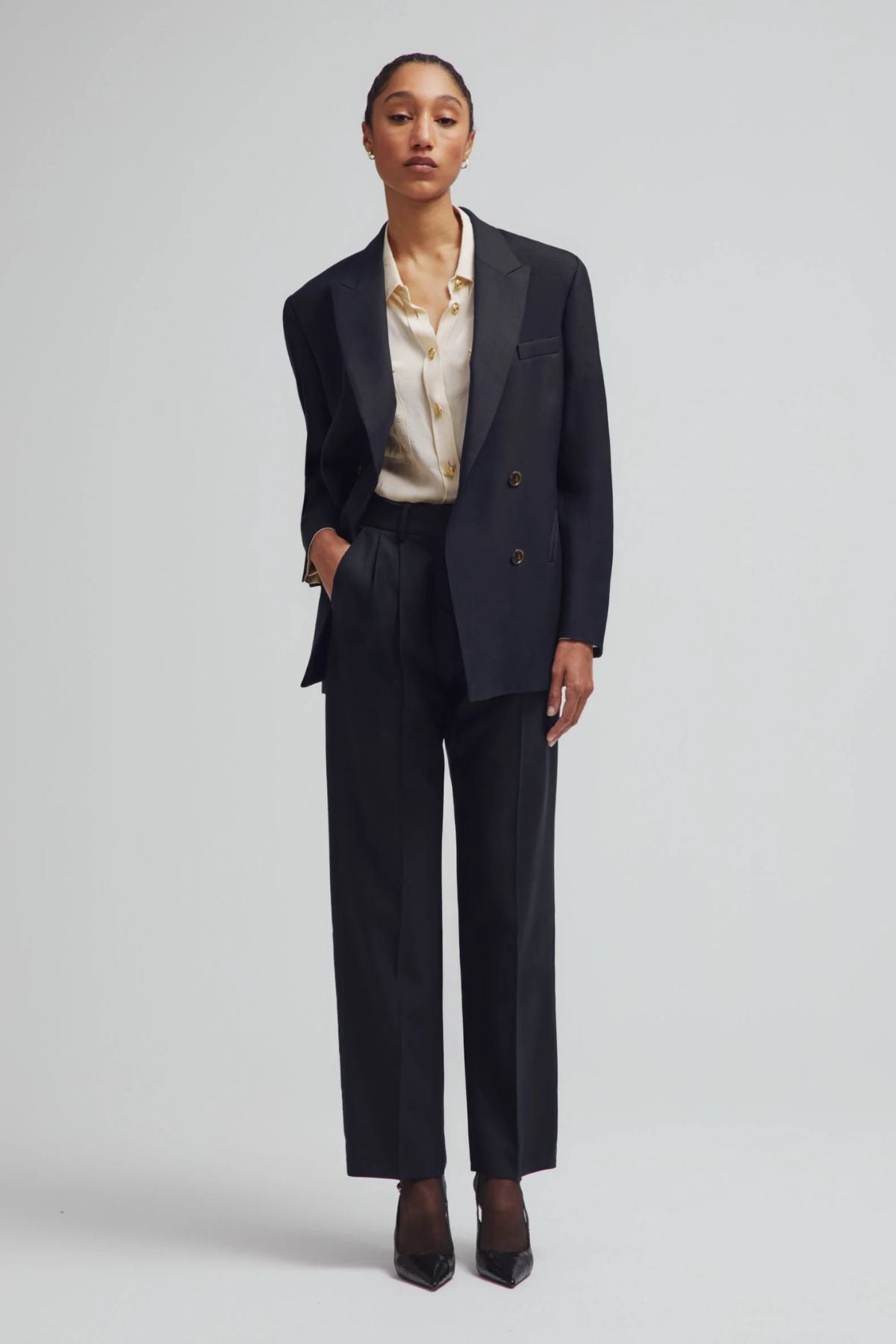 BLAZÉ Milano Alcanara Nightbreak Blazer - Navy