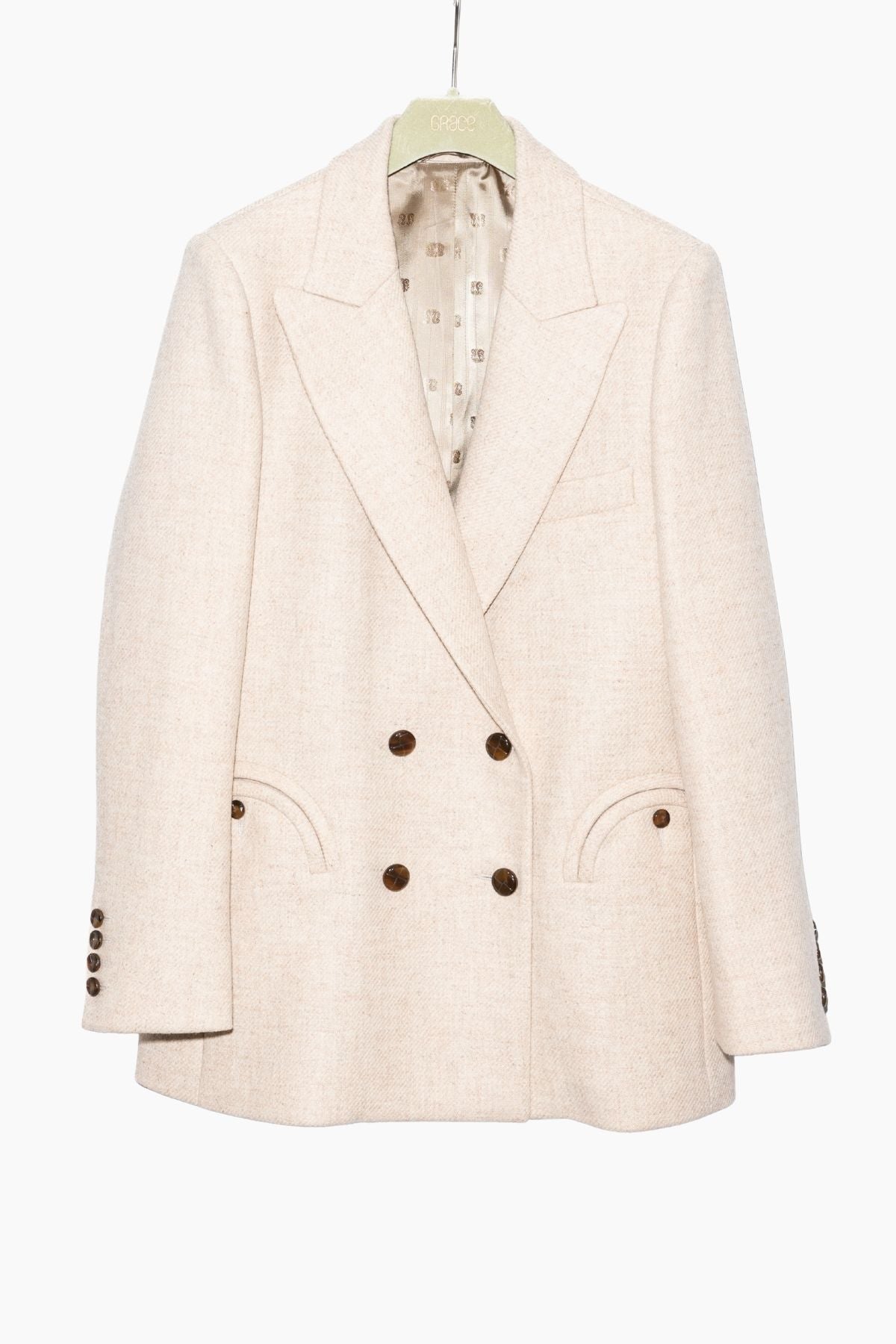 BLAZÉ Milano All in Everynight Blazer - Pale Pink