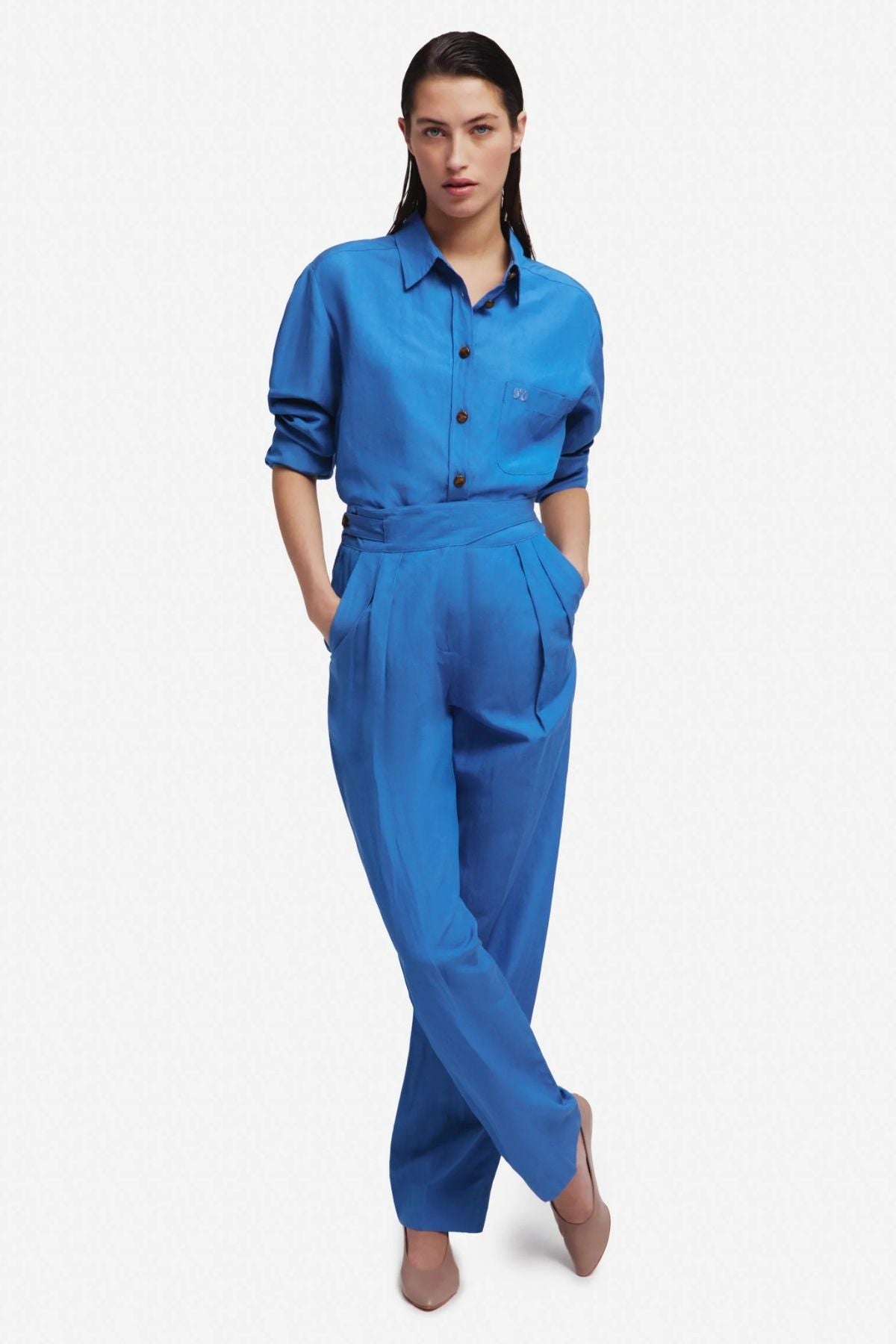 BLAZÉ Milano Flica Anabas Shirt - Nautical