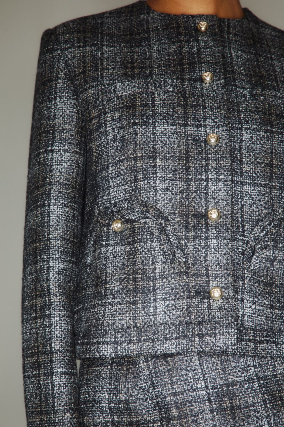 Blazé Milano Lulua Shamo Bolero - Black/ White